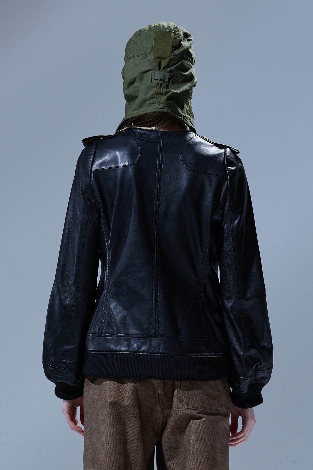 ELONGATED DOUBLE-BREASTED JACKET - BLACK - R13