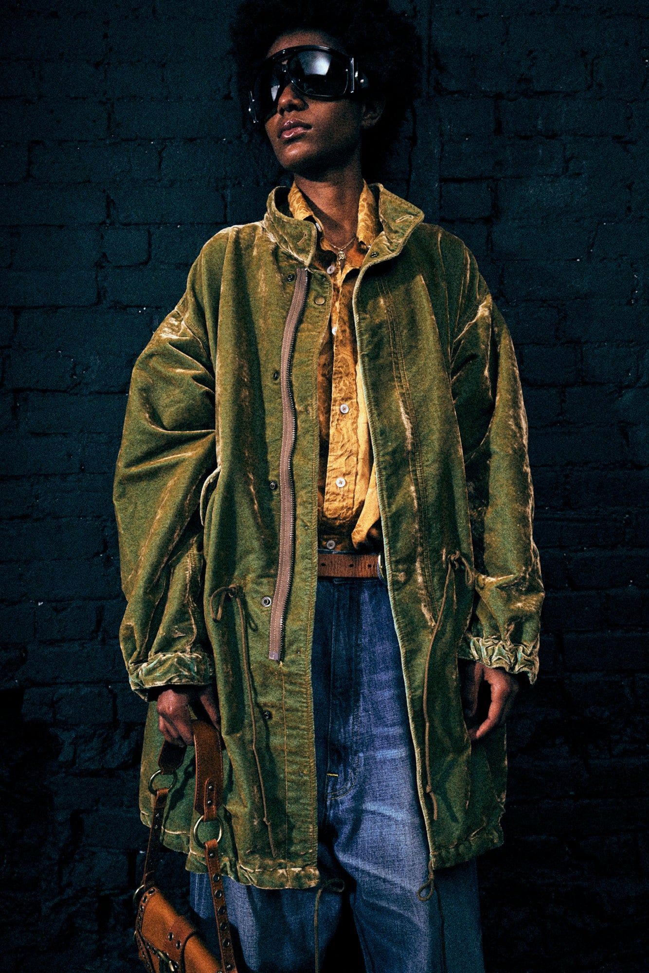 FISHTAIL PARKA - OLIVE