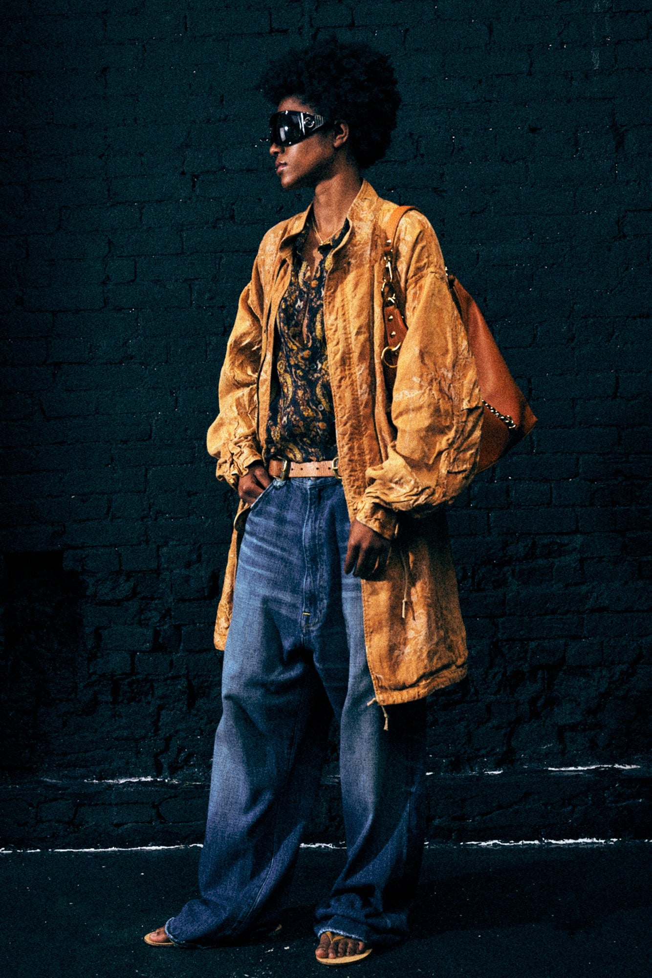 FISHTAIL PARKA - ORANGE FLORAL