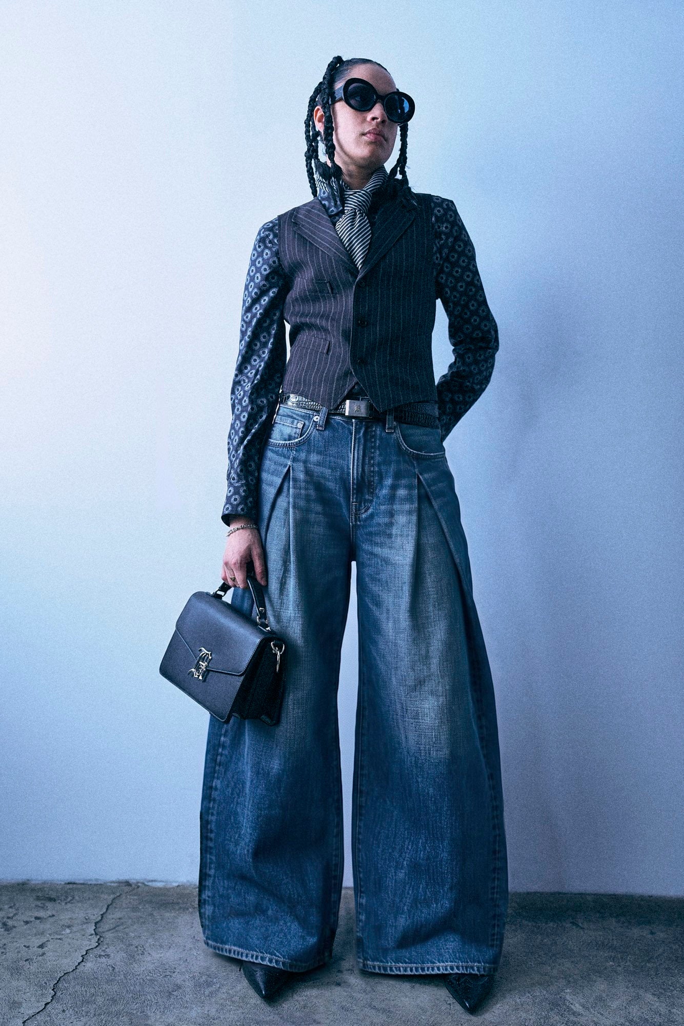 Foldover Jean - Dawson Blue
