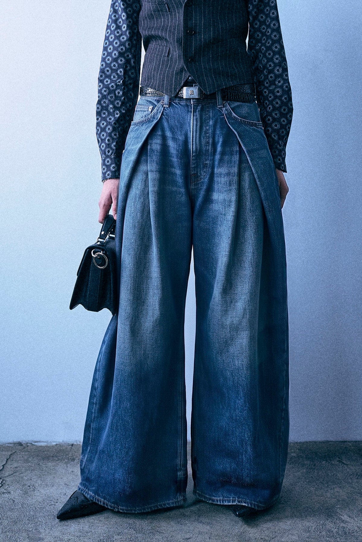 Foldover Jean - Dawson Blue - R13