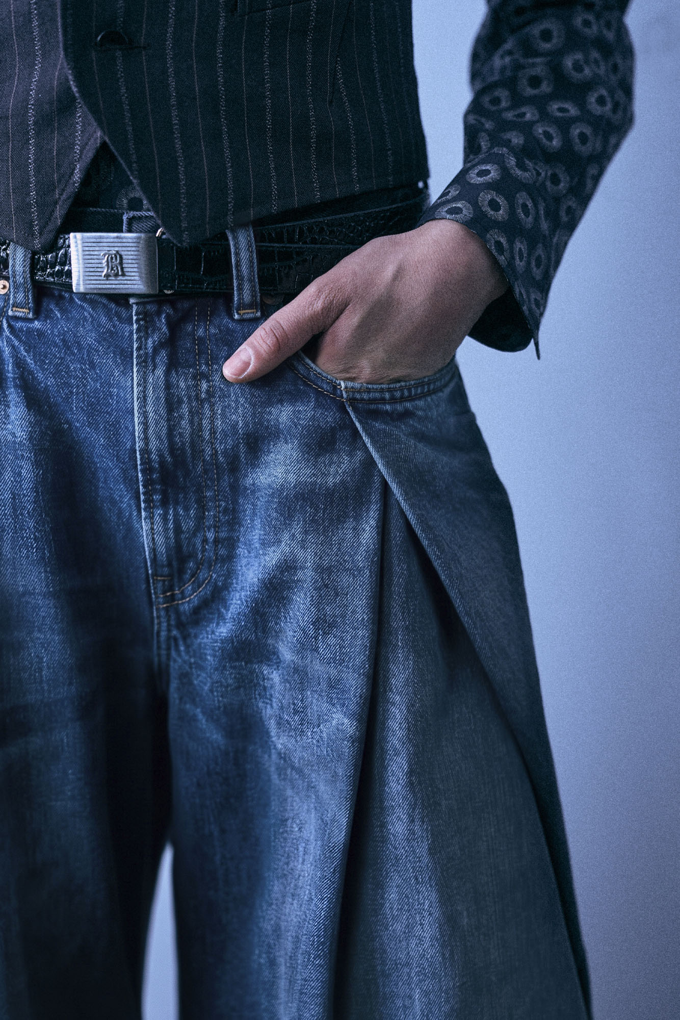 Foldover Jean - Dawson Blue - R13