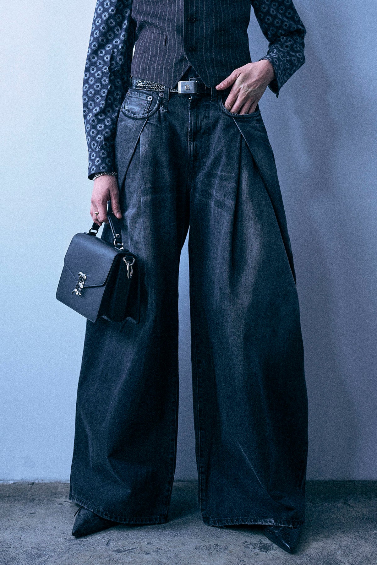 Foldover Jean - Wilson Black - R13