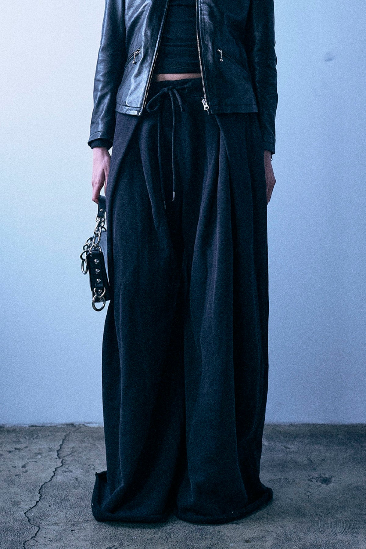 Foldover Sweatpant - Black - R13