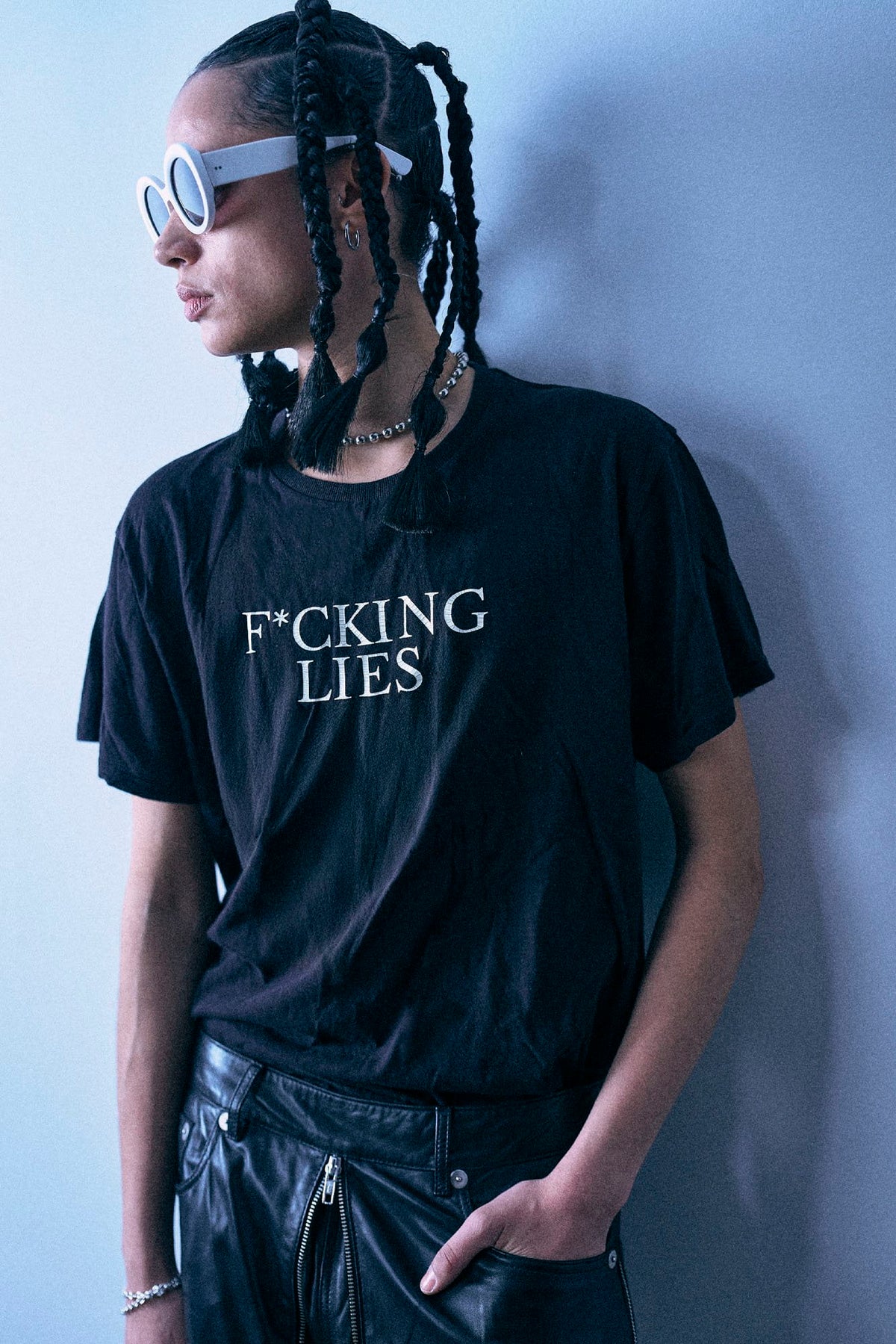 Fucking Lies Boy T - Black - R13