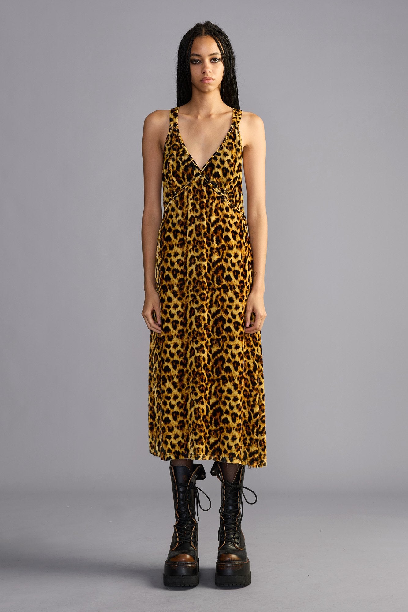 Grunge Slip - Light Brown Leopard - R13