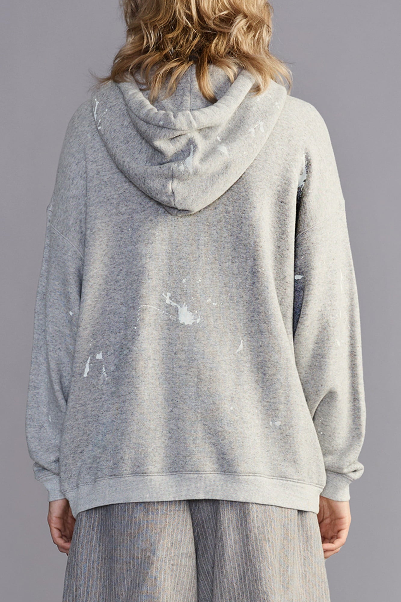 High On Life Oversized Hoodie - Heather Grey - R13