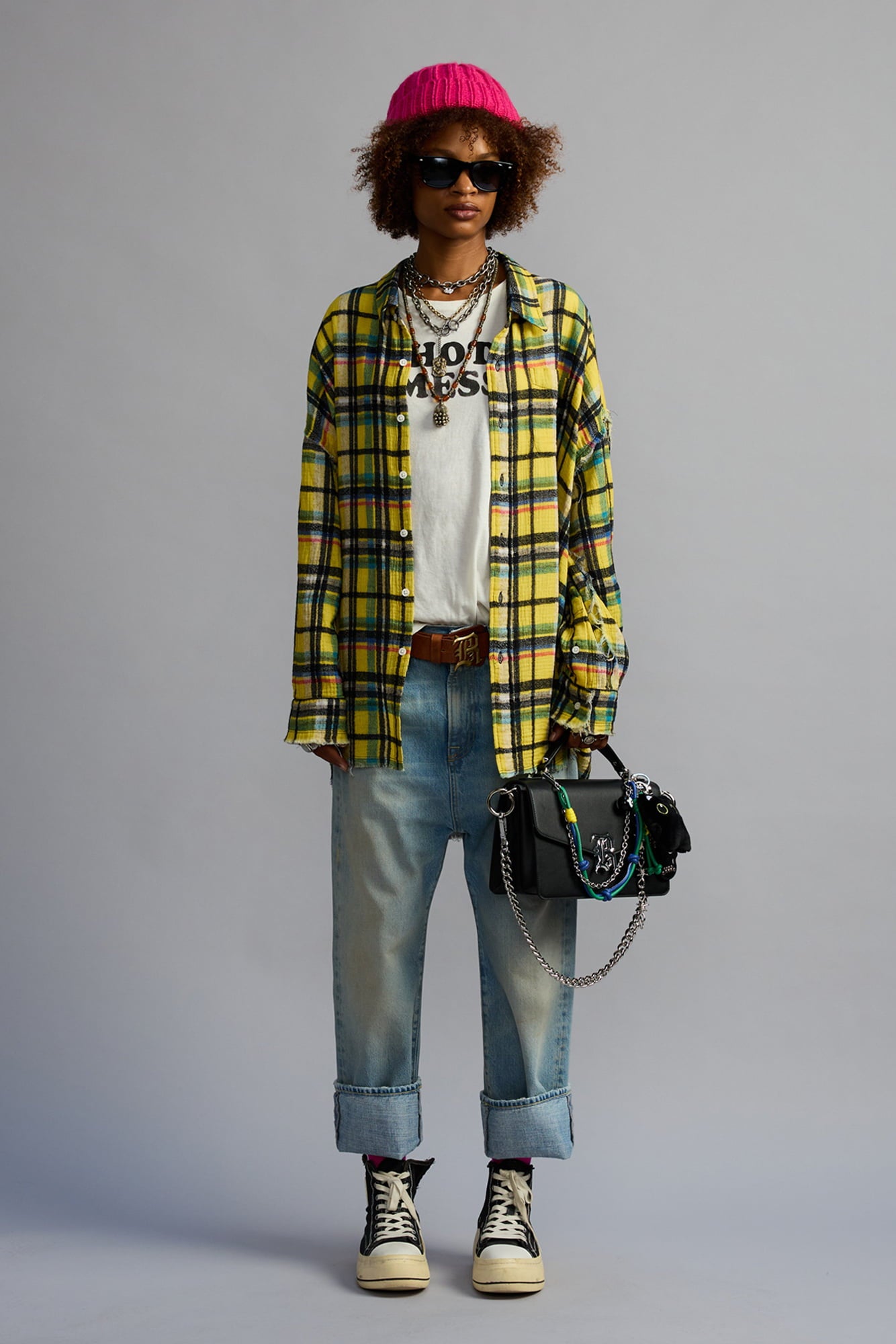 Hot Mess Boy T - Off White - R13