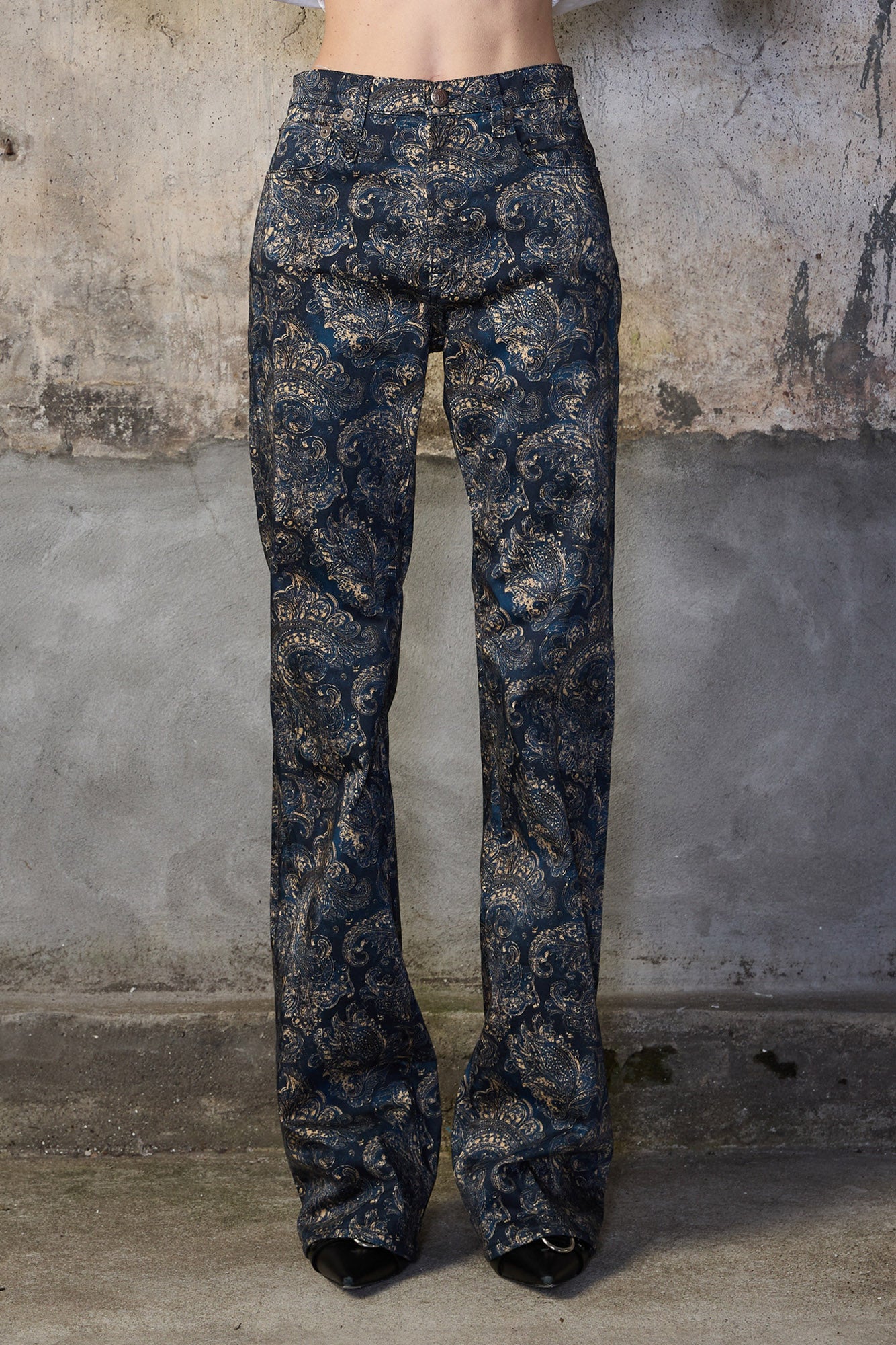 JANE JEAN - BLUE PAISLEY SATEEN - R13