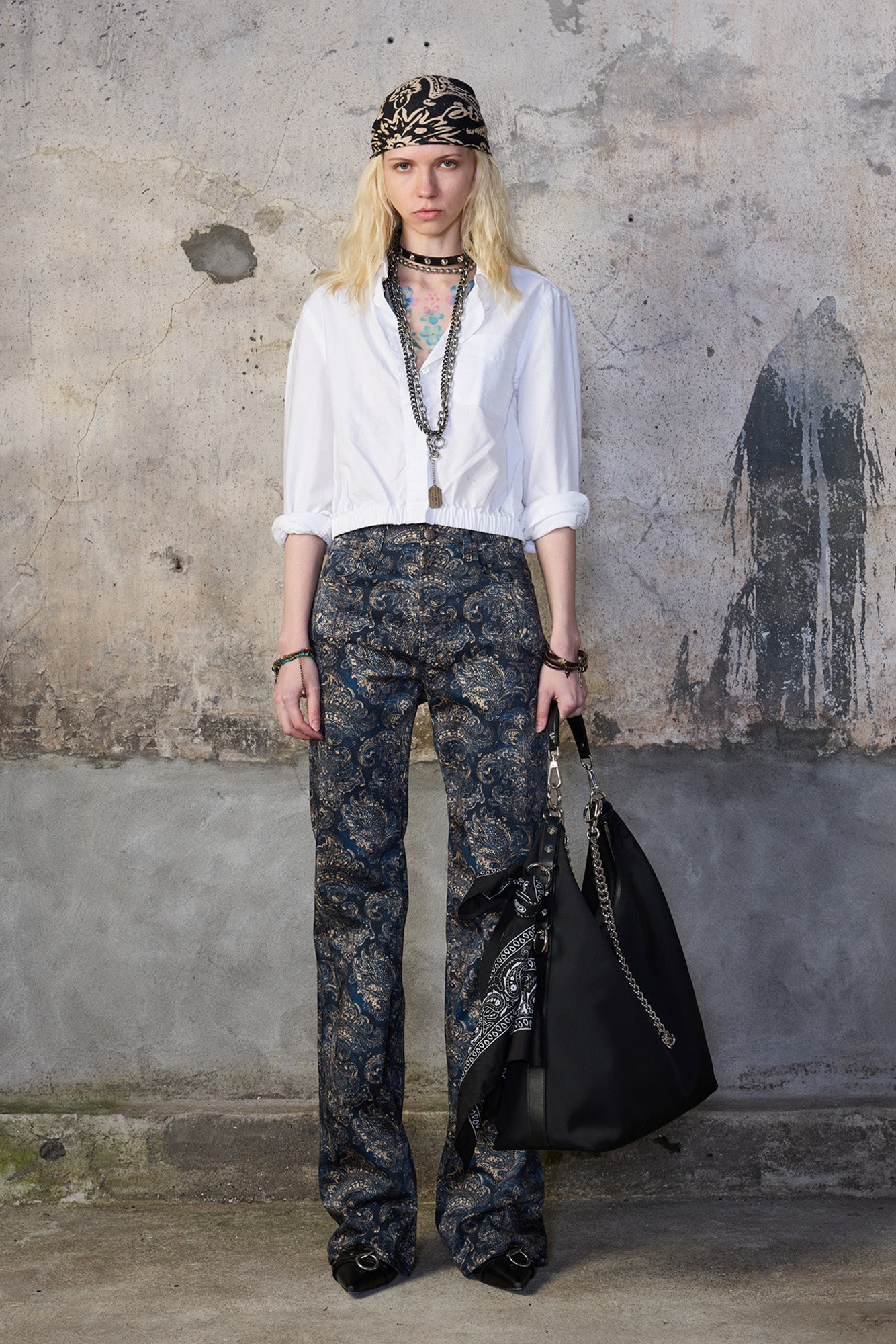 JANE JEAN - BLUE PAISLEY SATEEN