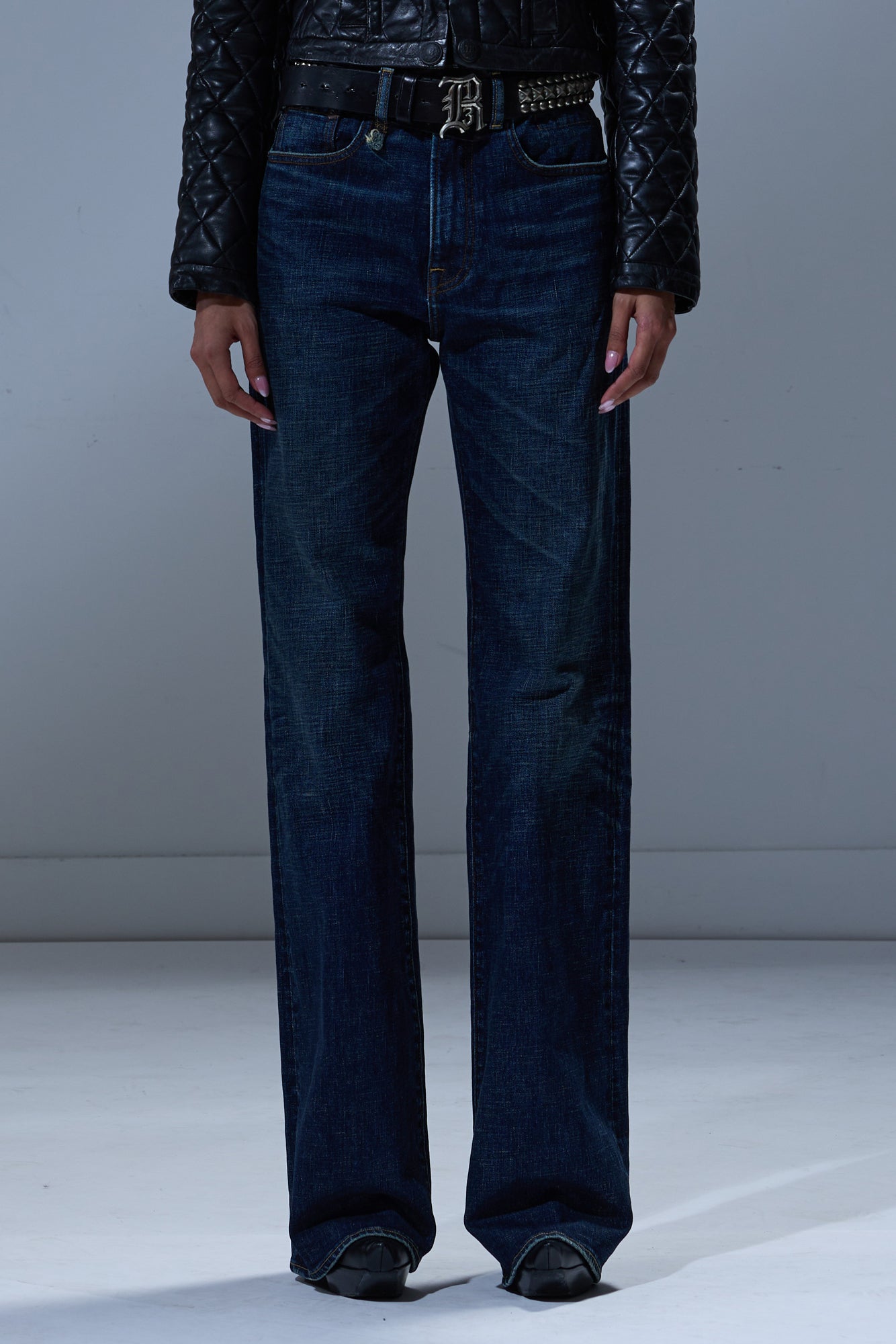 JANE JEAN - HOYT BLUE STRETCH - R13