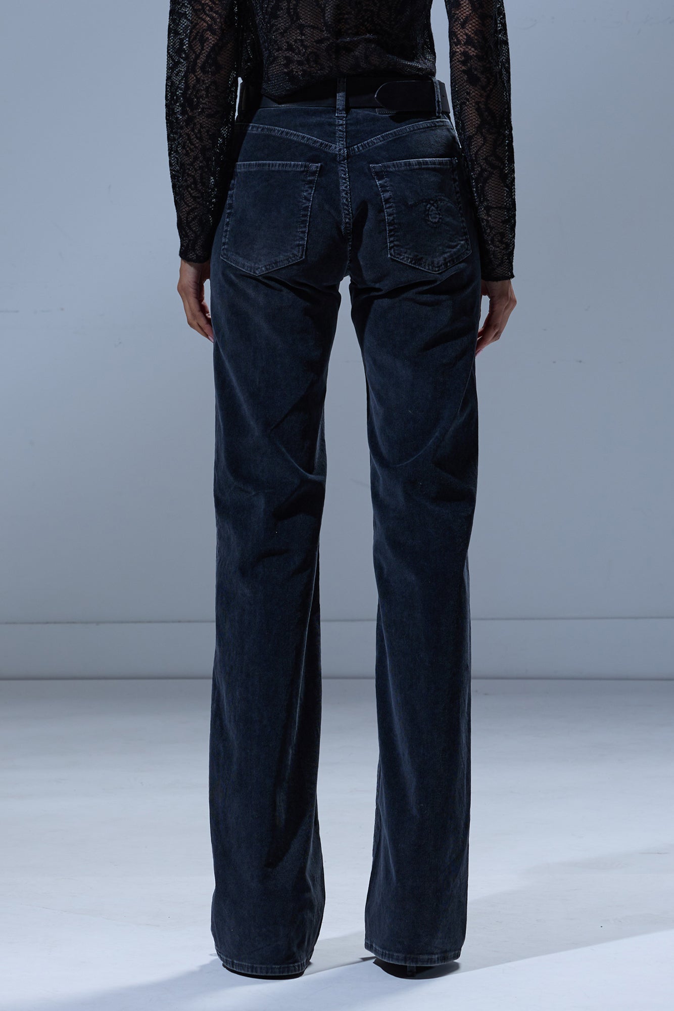 JANE JEAN - OBSIDIAN STRETCH CORD BLACK - R13