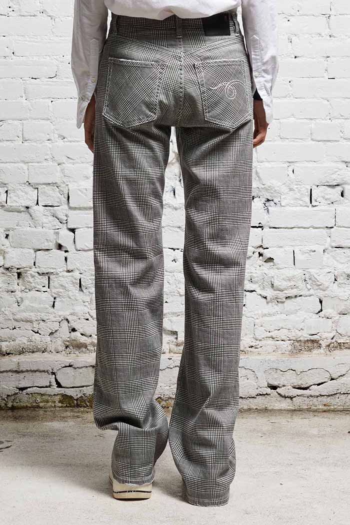 JANE JEAN PRINTED GLEN PLAID – R13