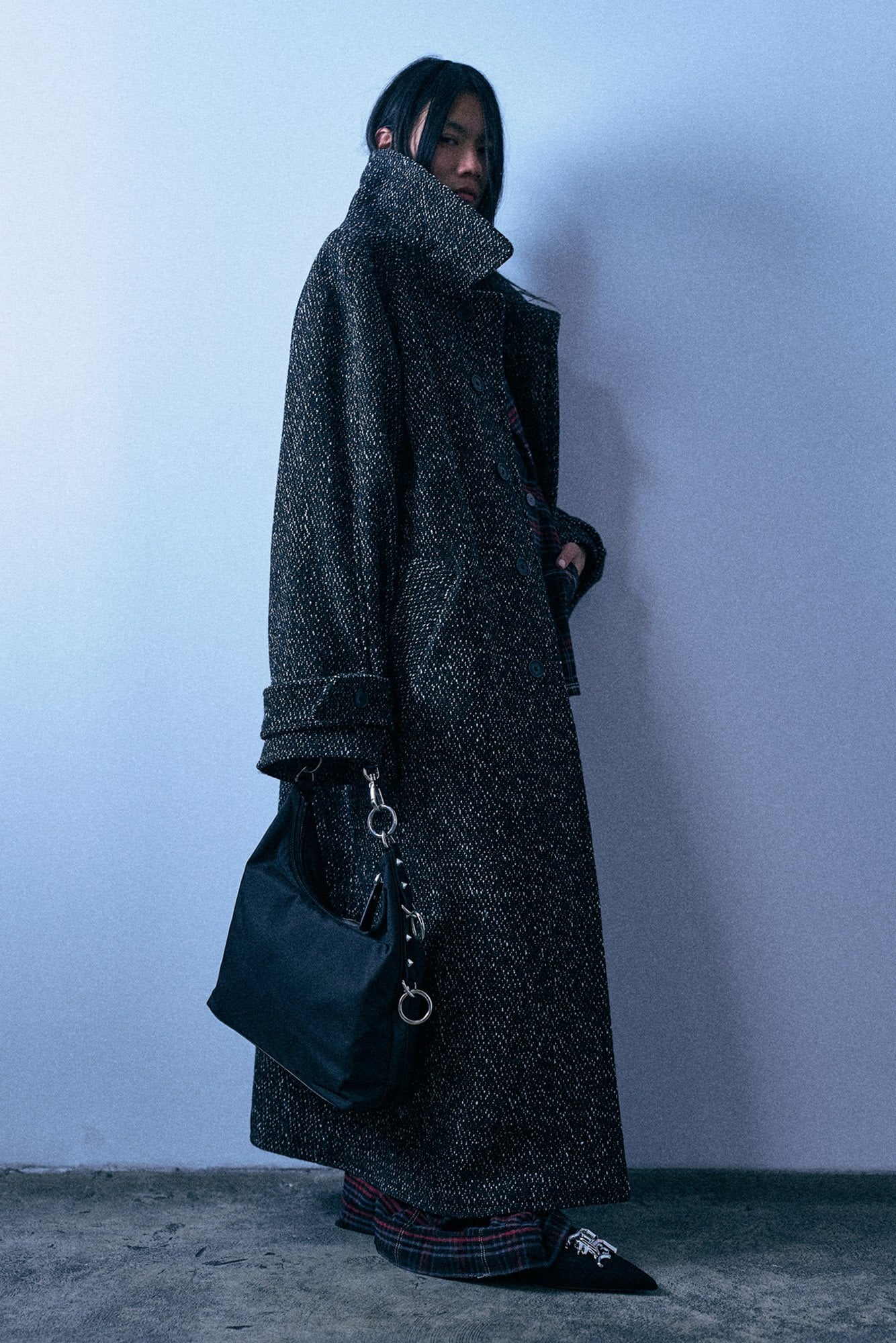 deres 13th コートライクジャケット dark gray Women's Jackets & Coats | R13 Denim Official Site