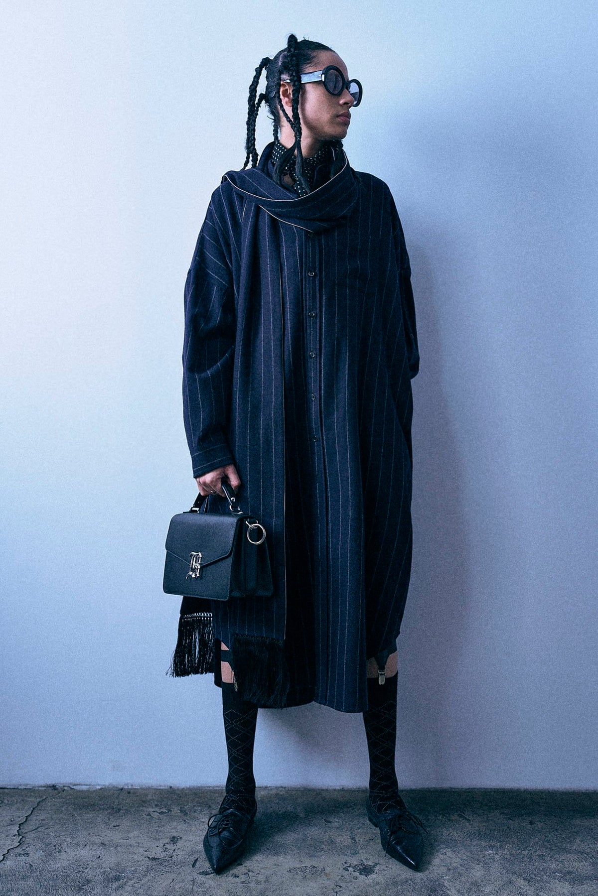 Jumbo Shirtdress - Navy And White Stripe - R13
