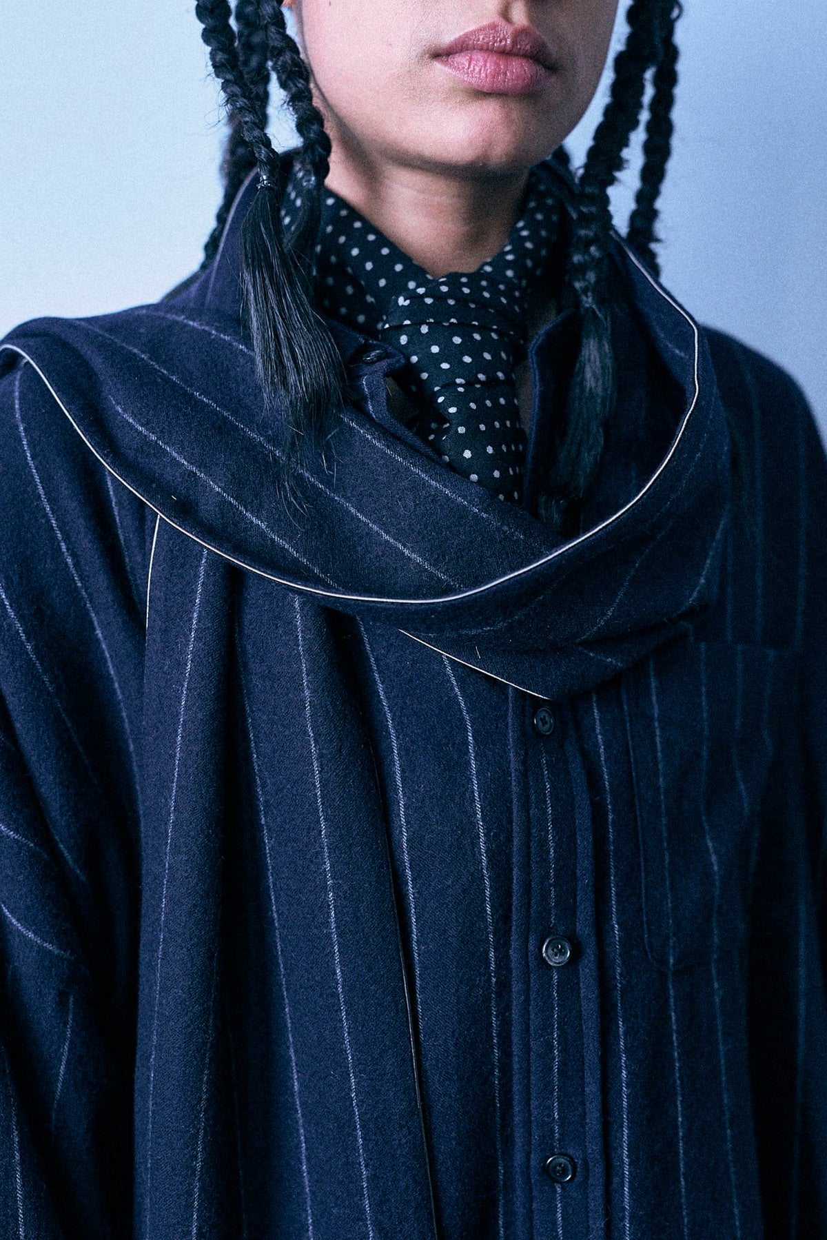 Jumbo Shirtdress - Navy And White Stripe - R13
