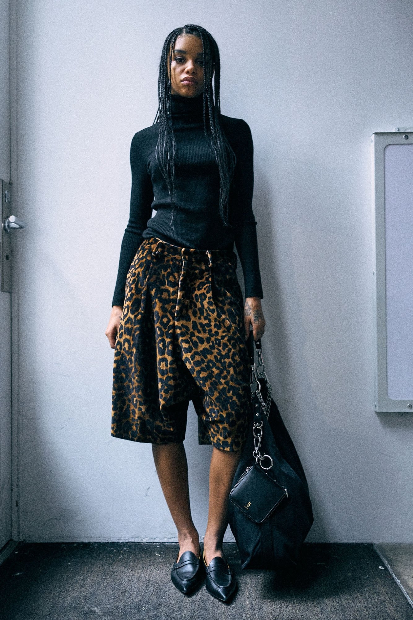 Jumbo Tailored Short - Brown Leopard - R13