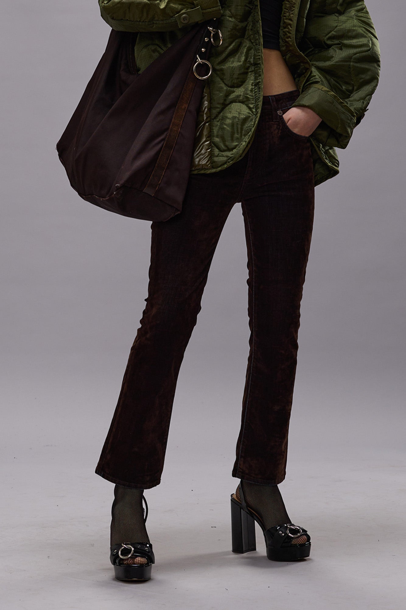 Kick Fit - Flocked Brown - R13