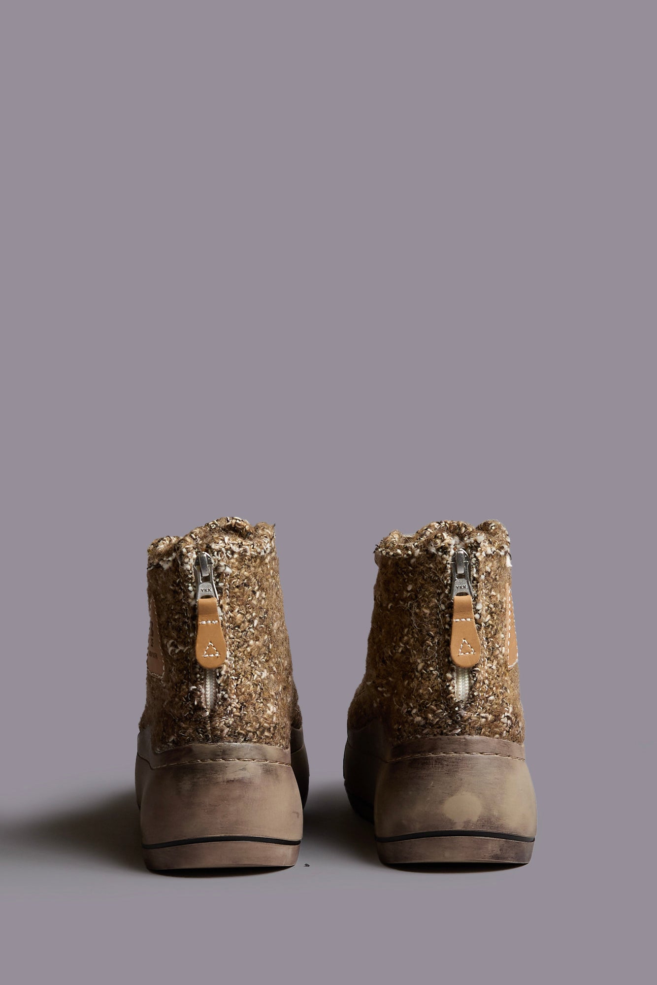 KURT HIGH TOP SNEAKER - LIGHT BROWN TWEED - R13