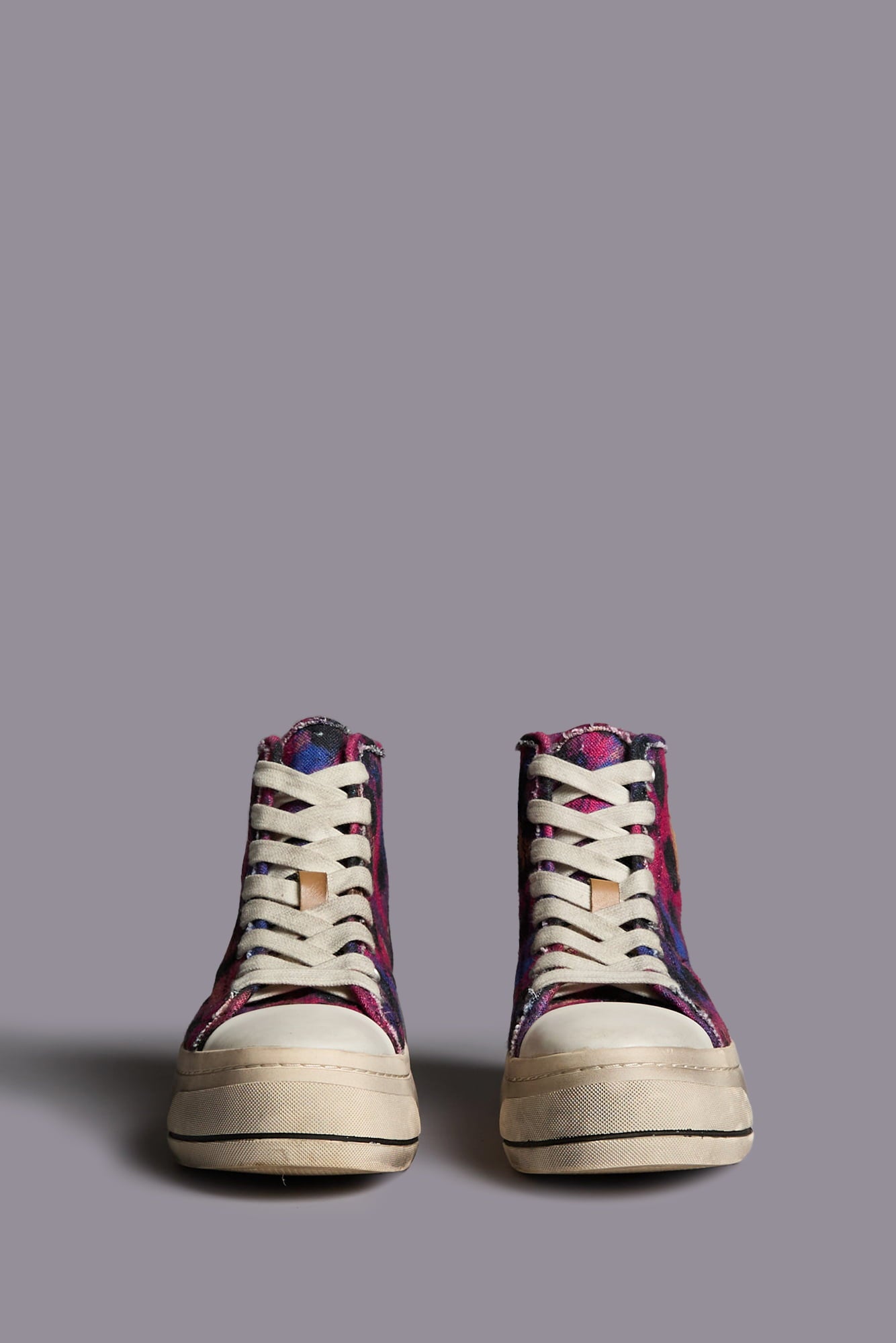 Kurt High Top Sneaker - Pink Cheetah Print - R13