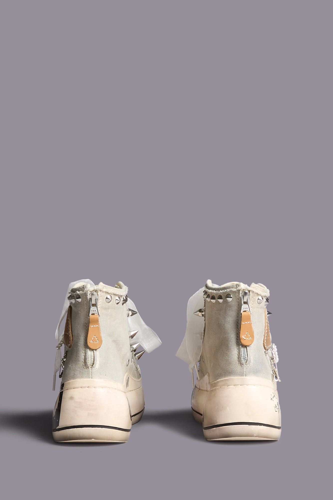 Kurt High Top Sneaker With Charms - Off White - R13