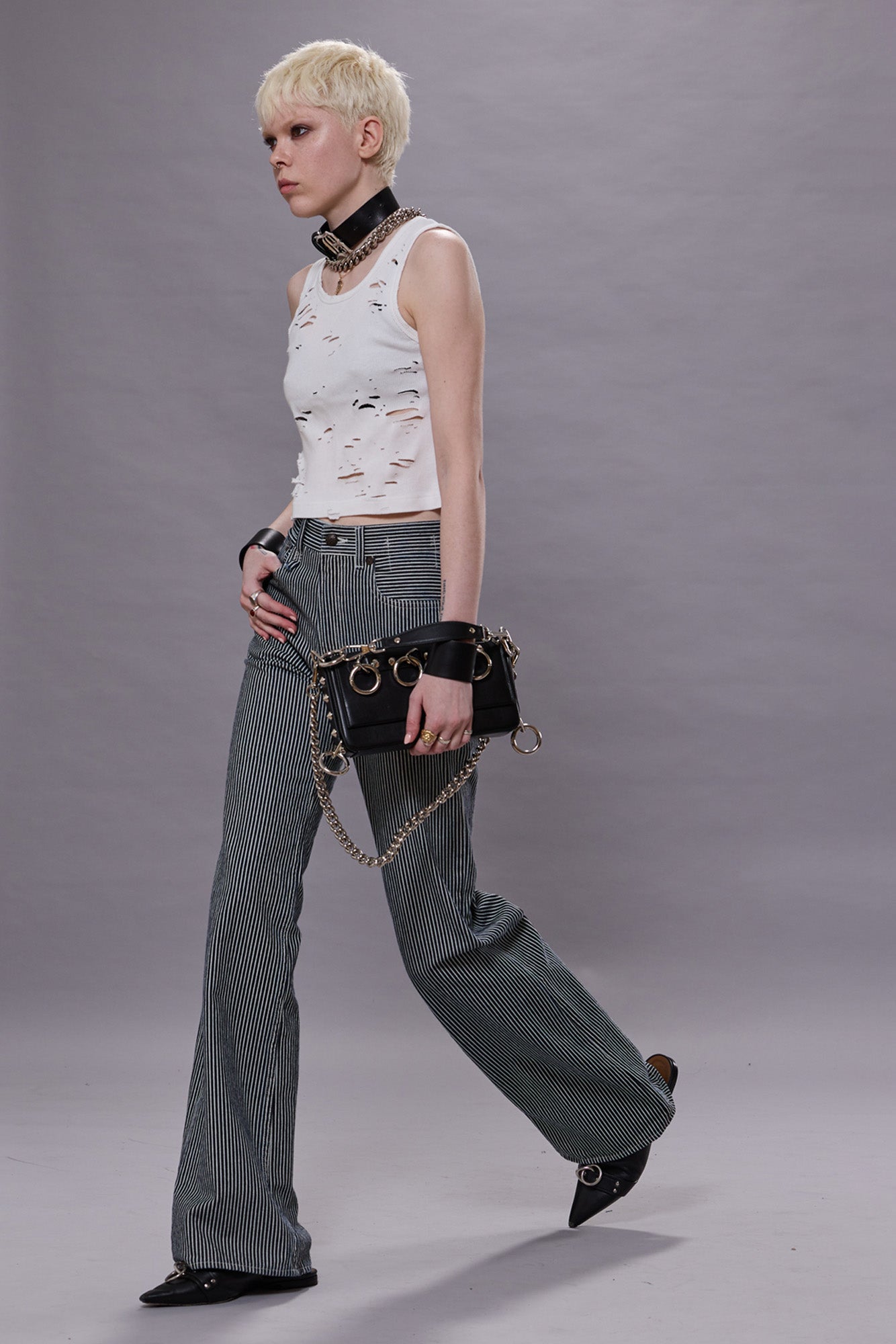 LACE BACK JANE JEAN - RINSE INDIGO RAILROAD - R13