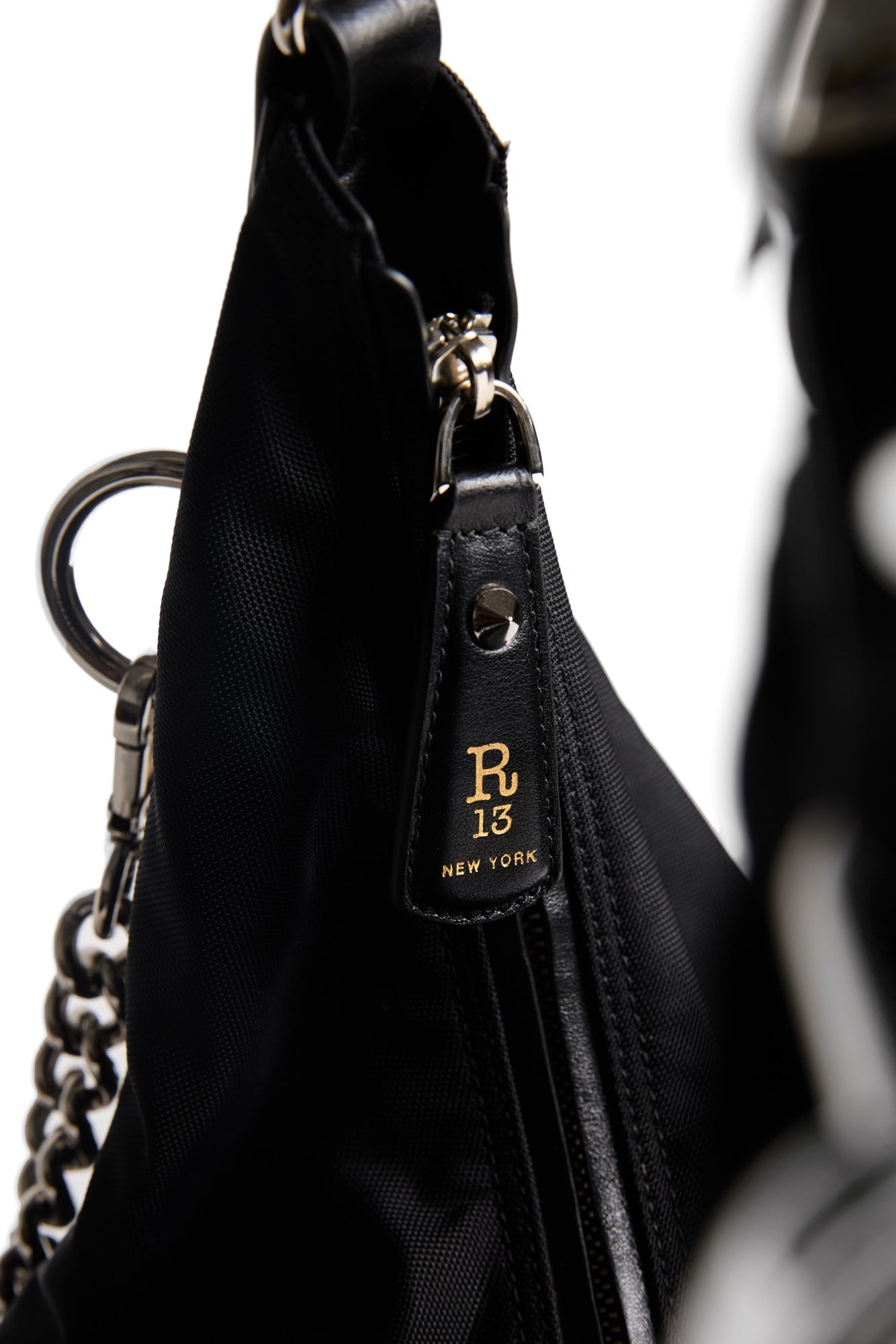 LARGE HARNESS BOHO CARRY ALL - BLACK - R13