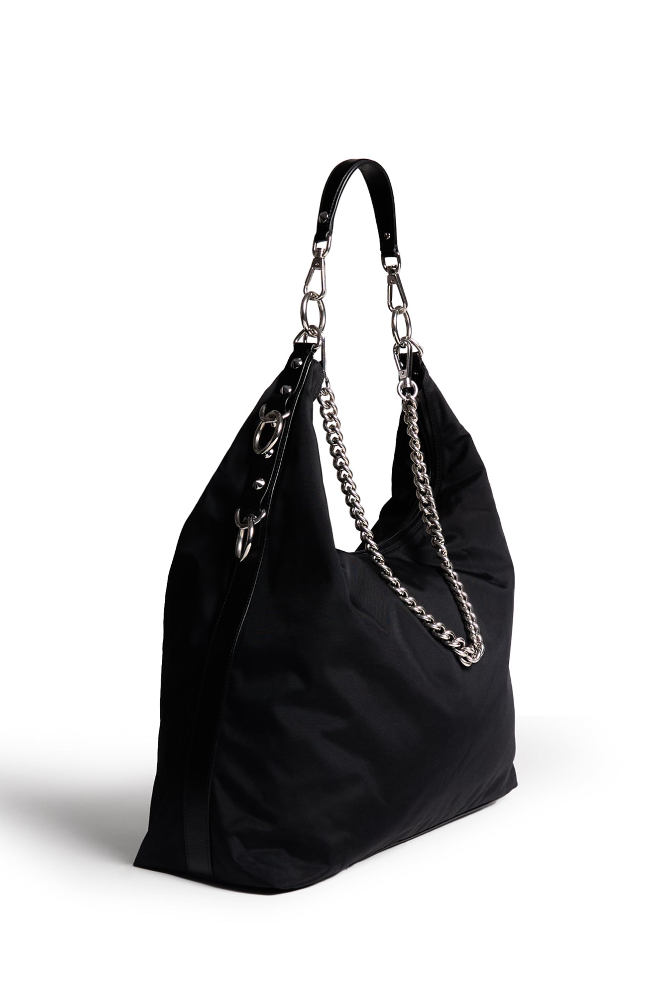 LARGE HARNESS BOHO CARRY ALL - BLACK - R13