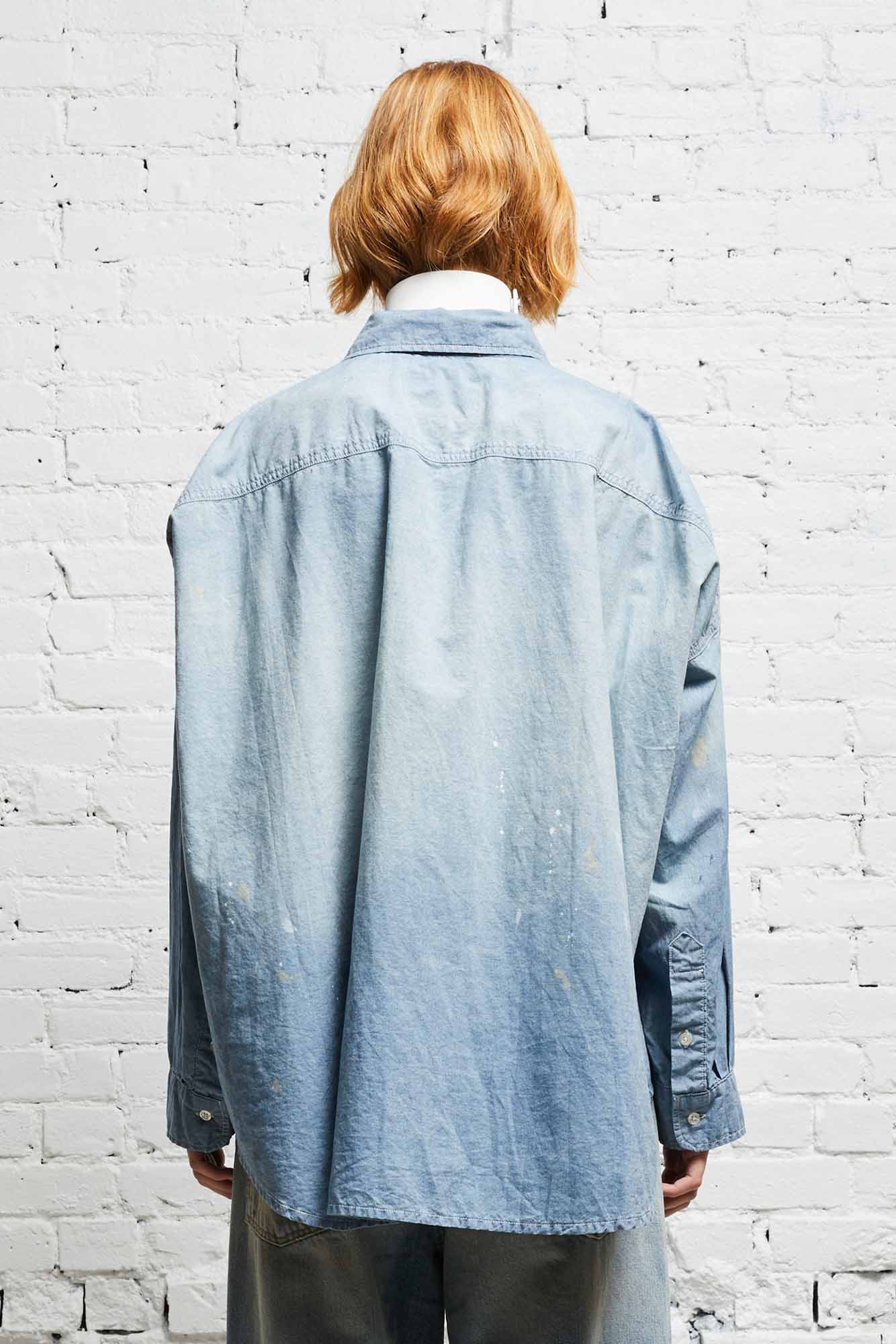 Long Sleeve Button-Up - Blue Chambray - R13
