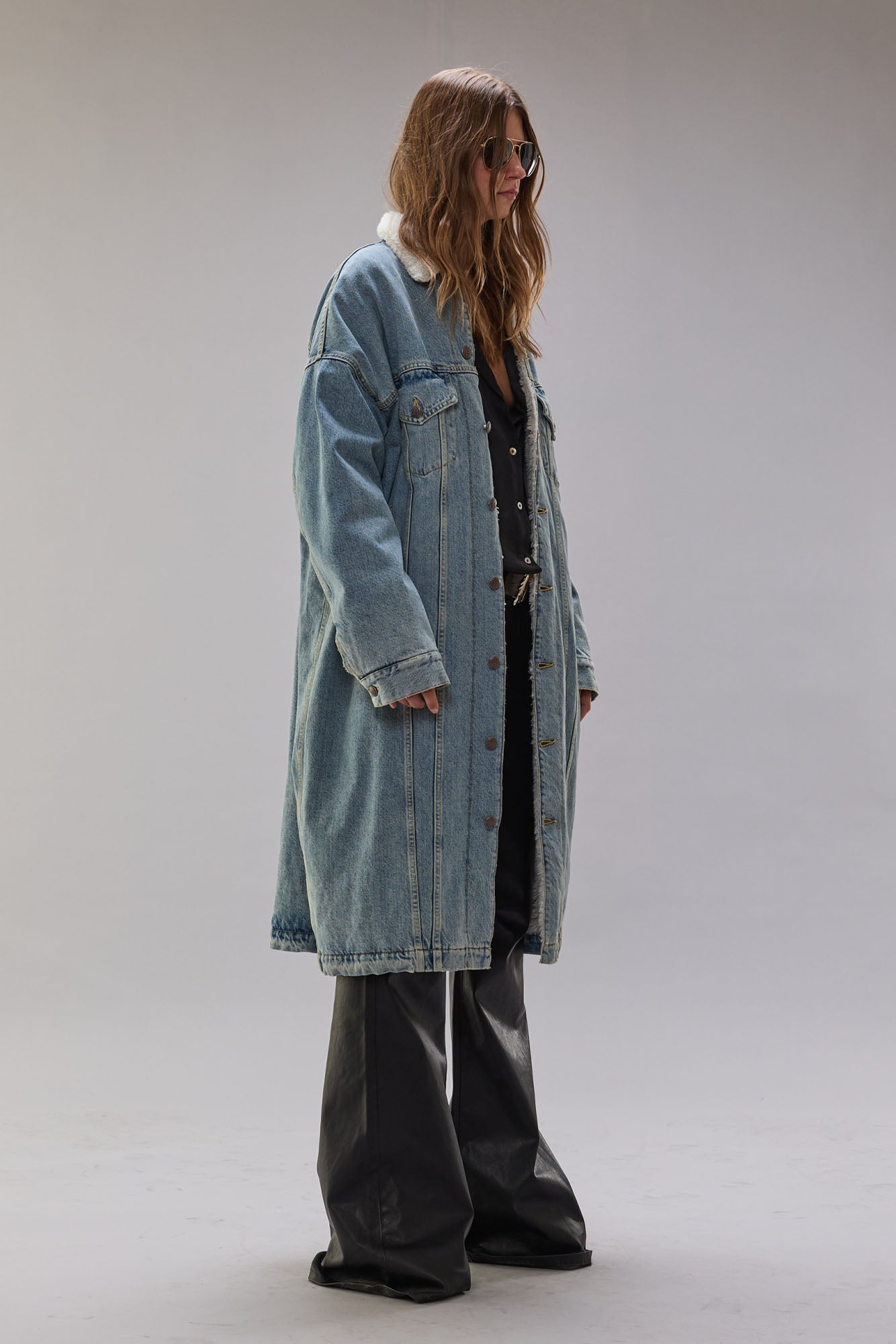 Lyle Trucker Coat - Slate Blue - R13
