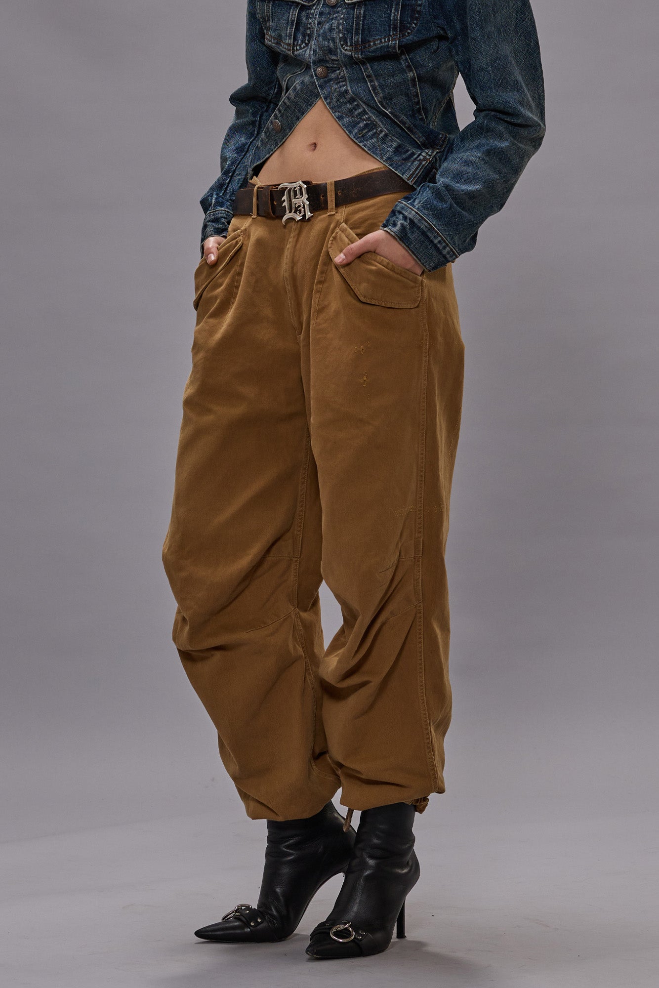 MILITARY PANTS - LIGHT BROWN - R13