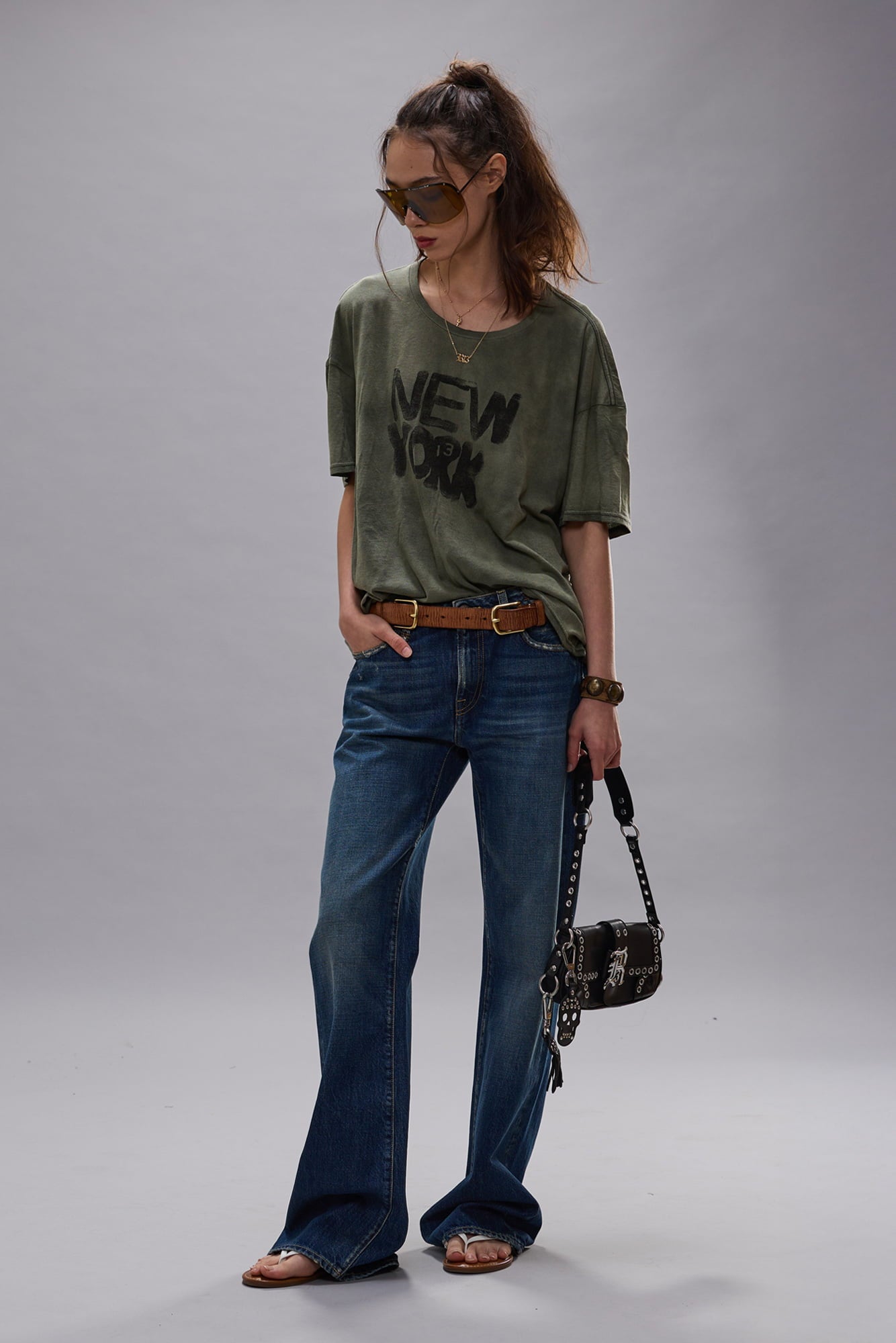 New York Relaxed T - Olive - R13