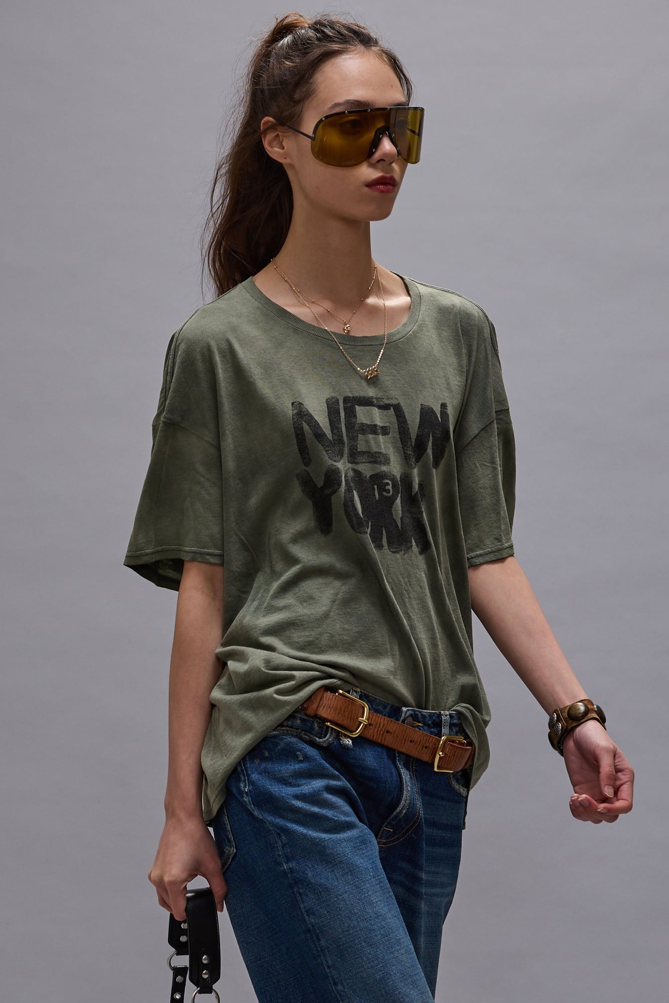 New York Relaxed T - Olive - R13