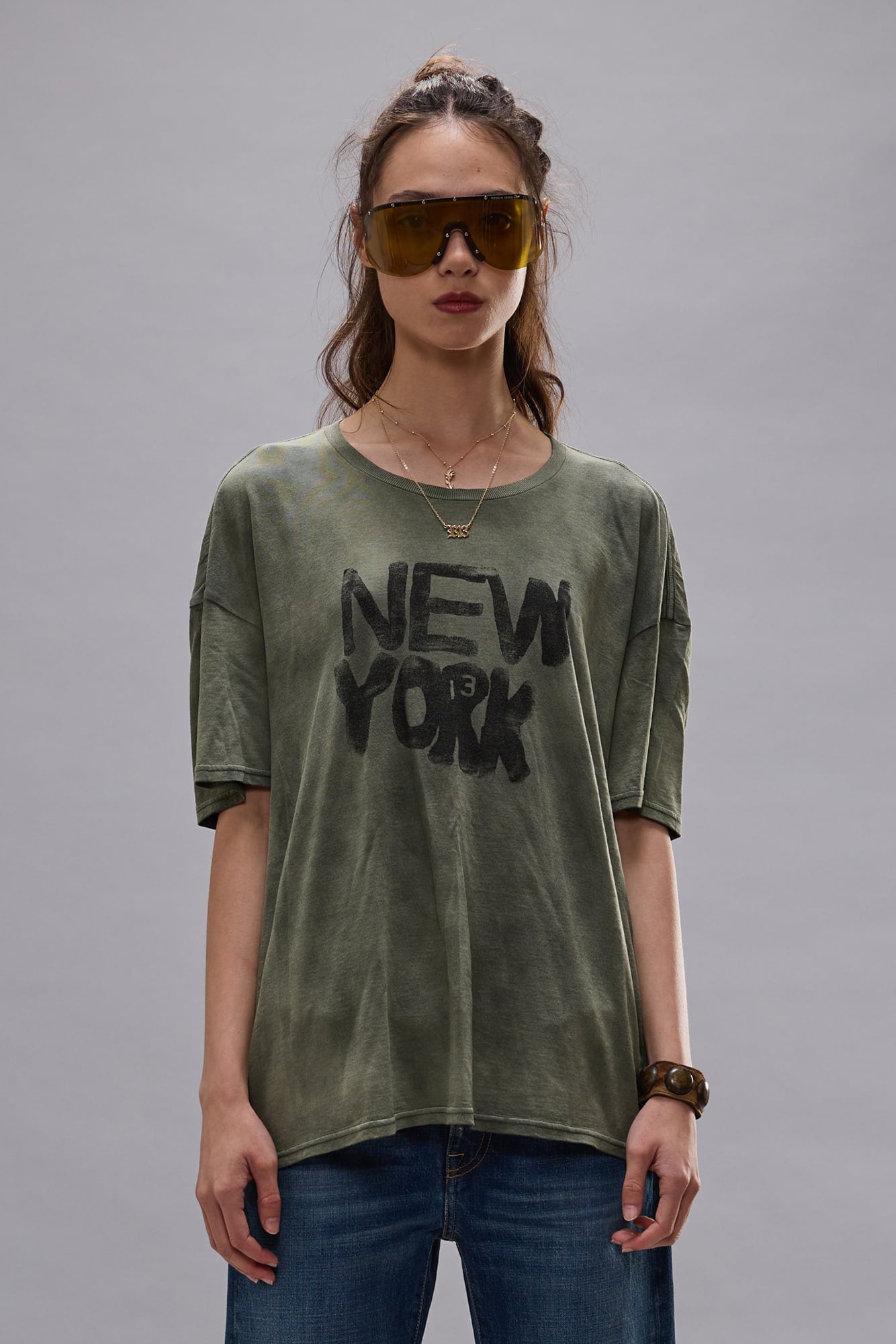 New York Relaxed T - Olive - R13