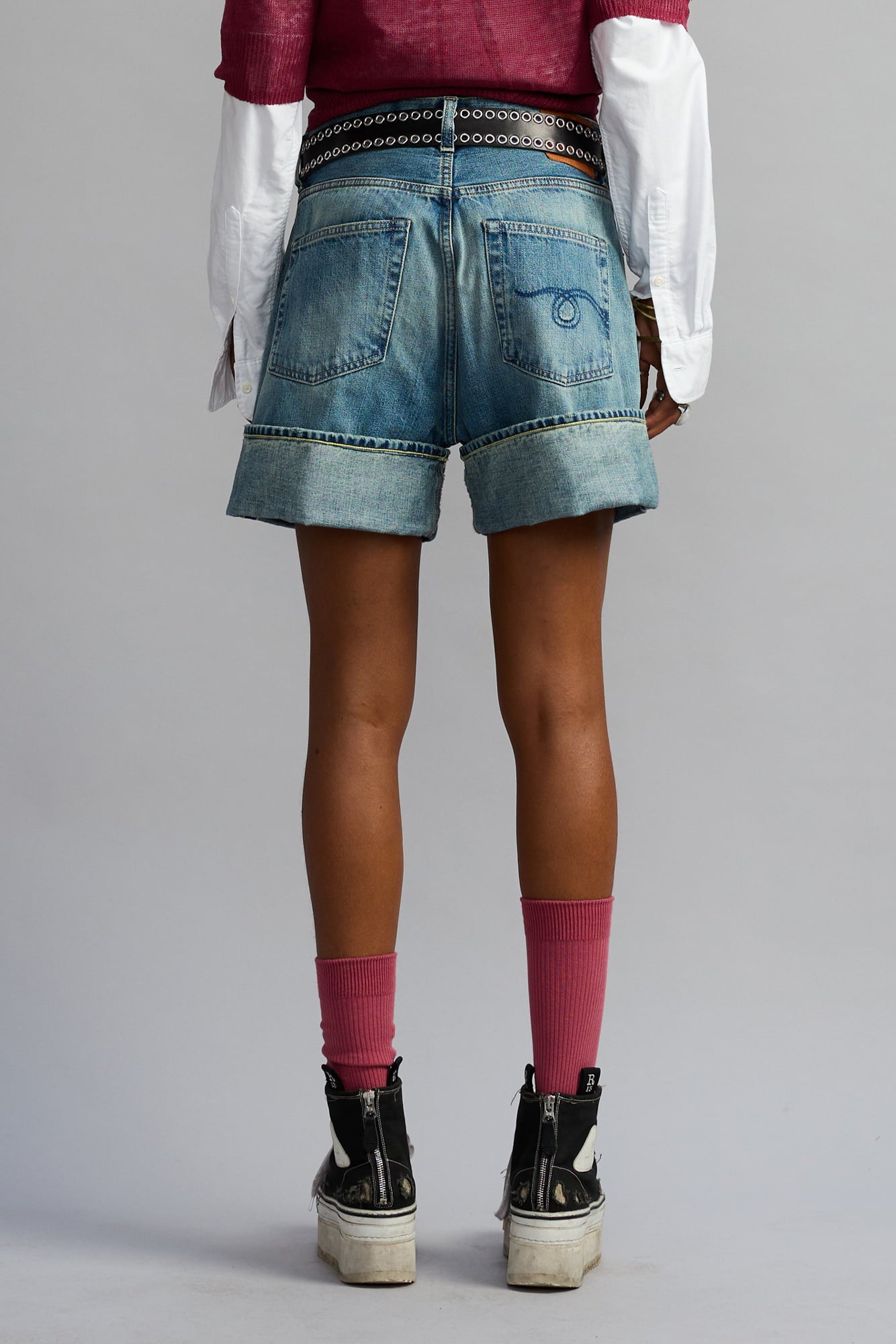 NINA SHORT - LAPIS SELVEDGE BLUE - R13