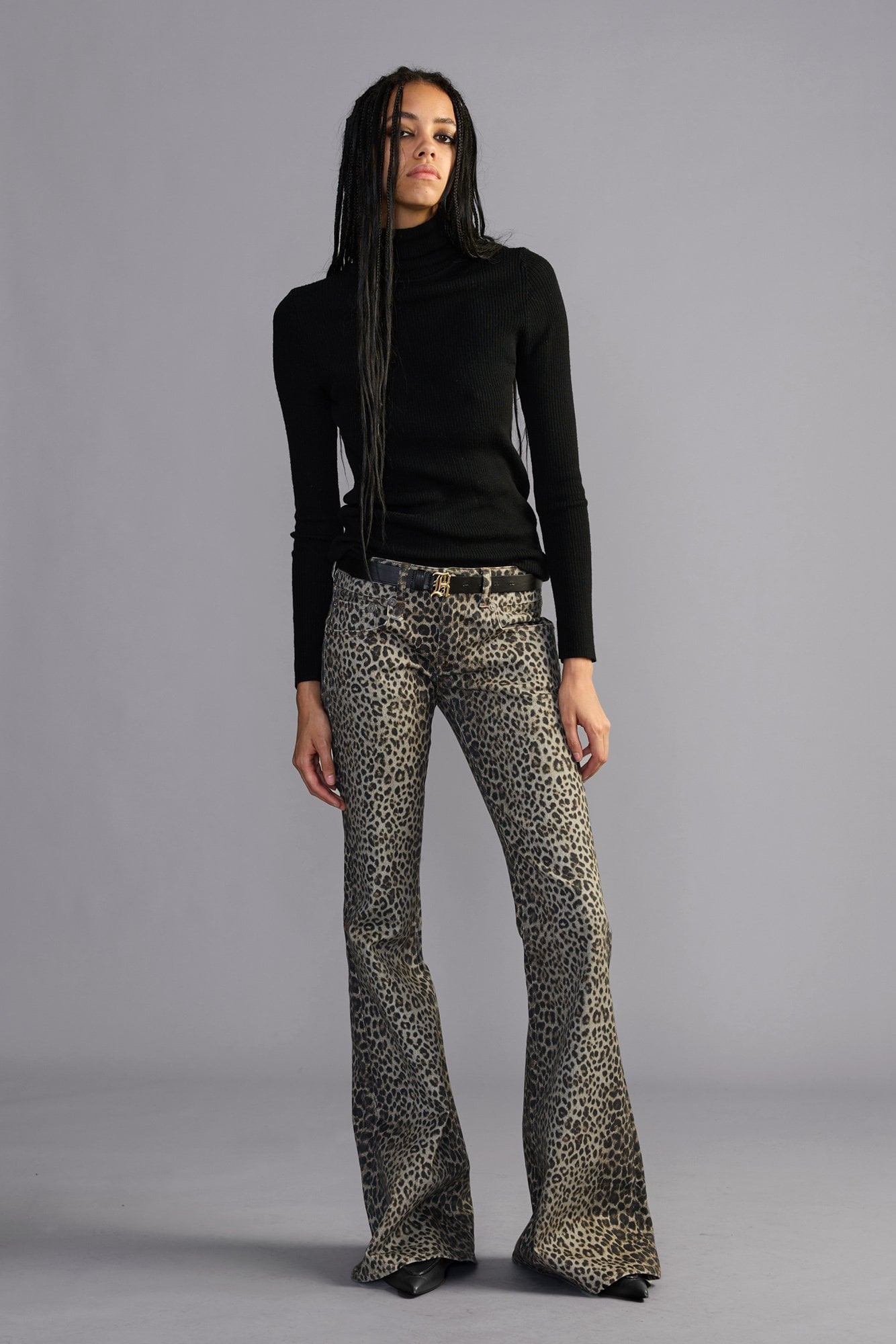 Overflow Boy Flare - Classic Cheetah Brown - R13