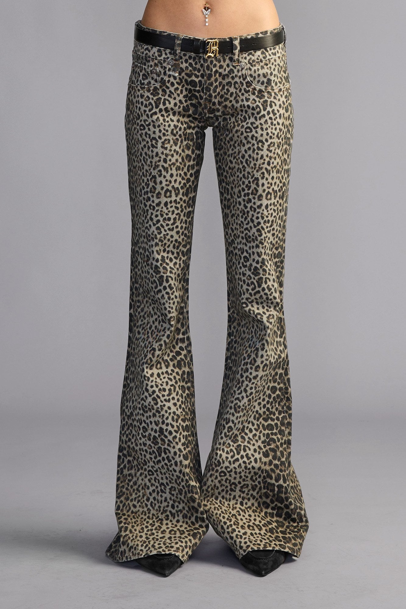 Overflow Boy Flare - Classic Cheetah Brown - R13