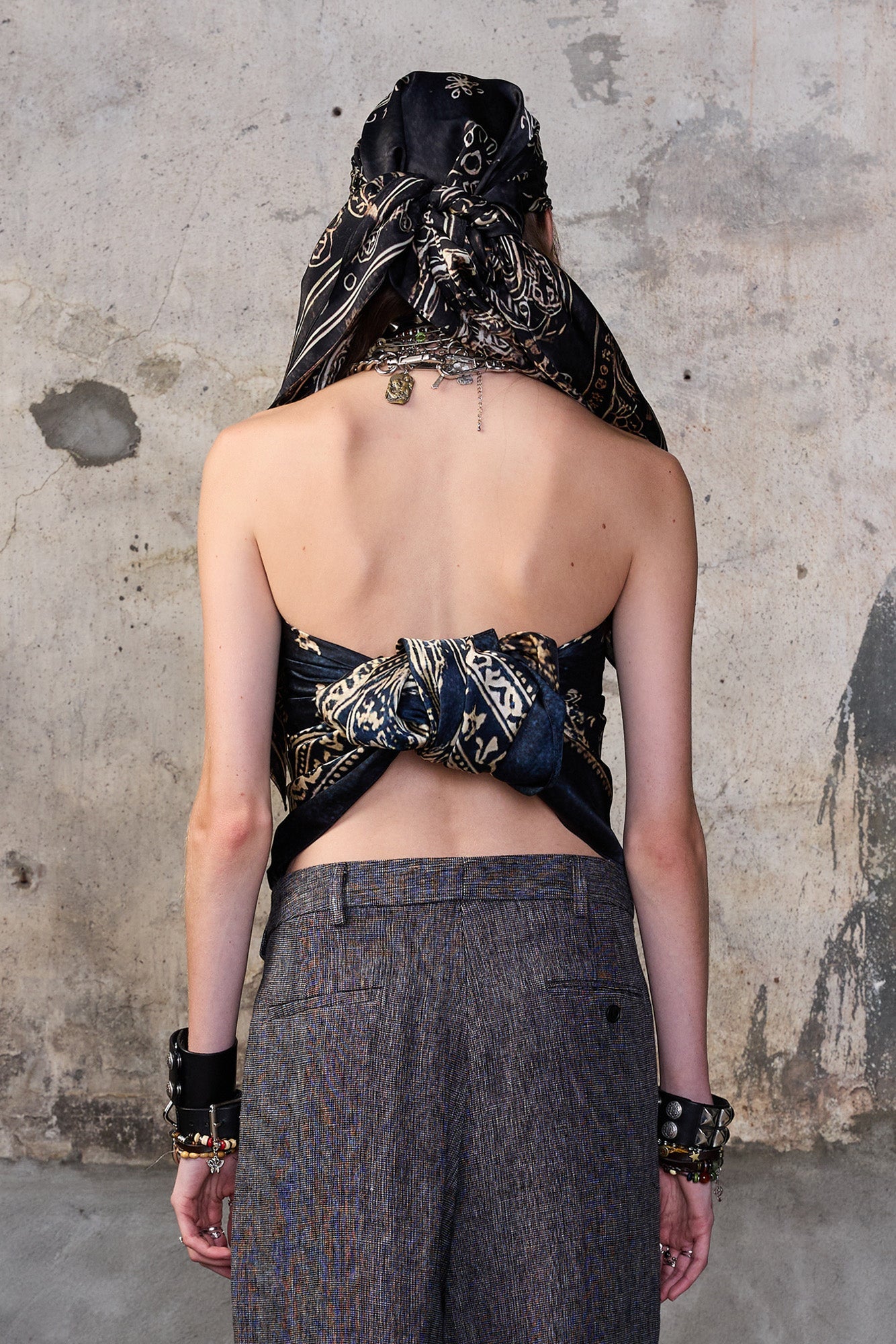 Oversized Bandana Scarf - Blue - R13