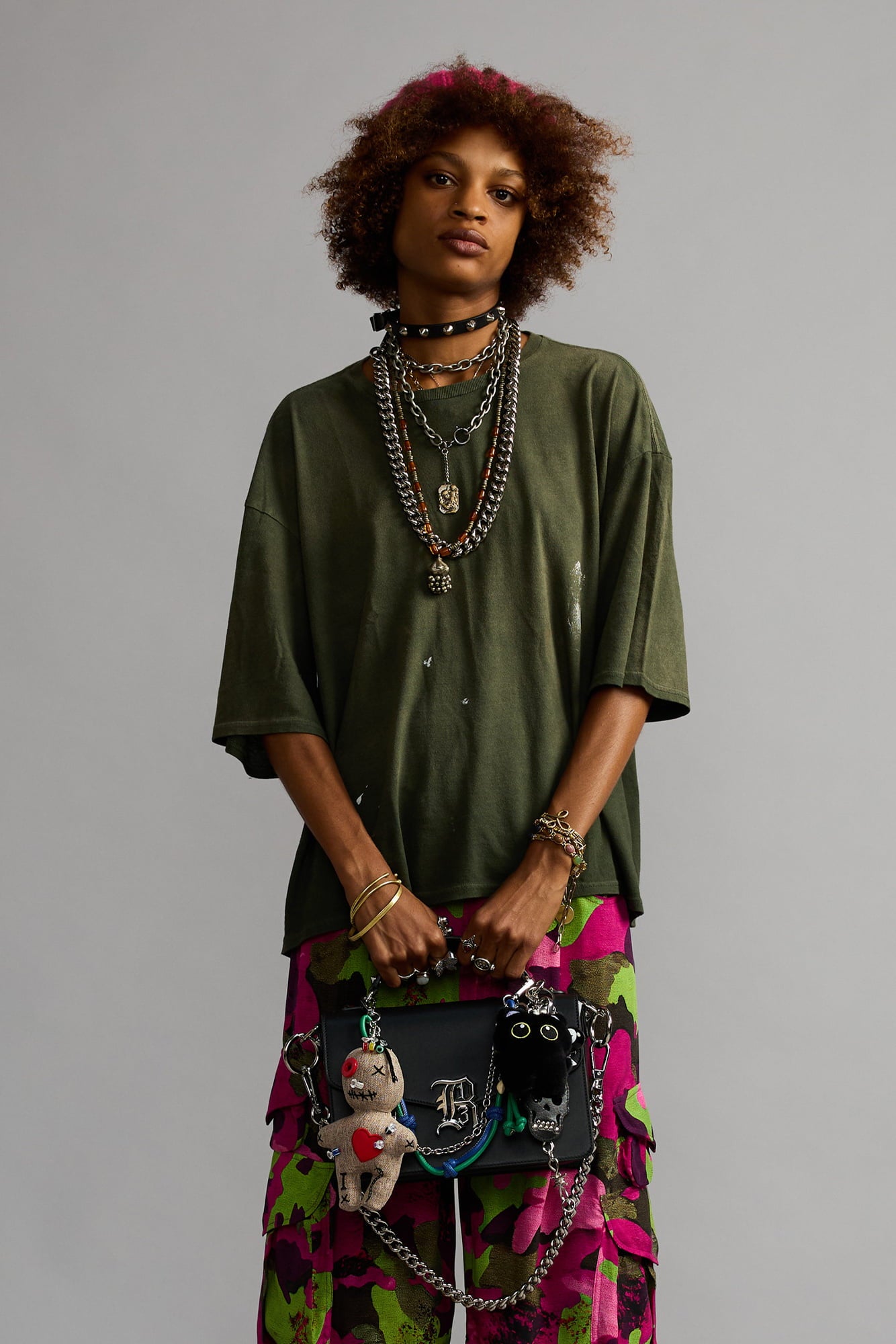 Oversized T - Washed Olive Green - R13