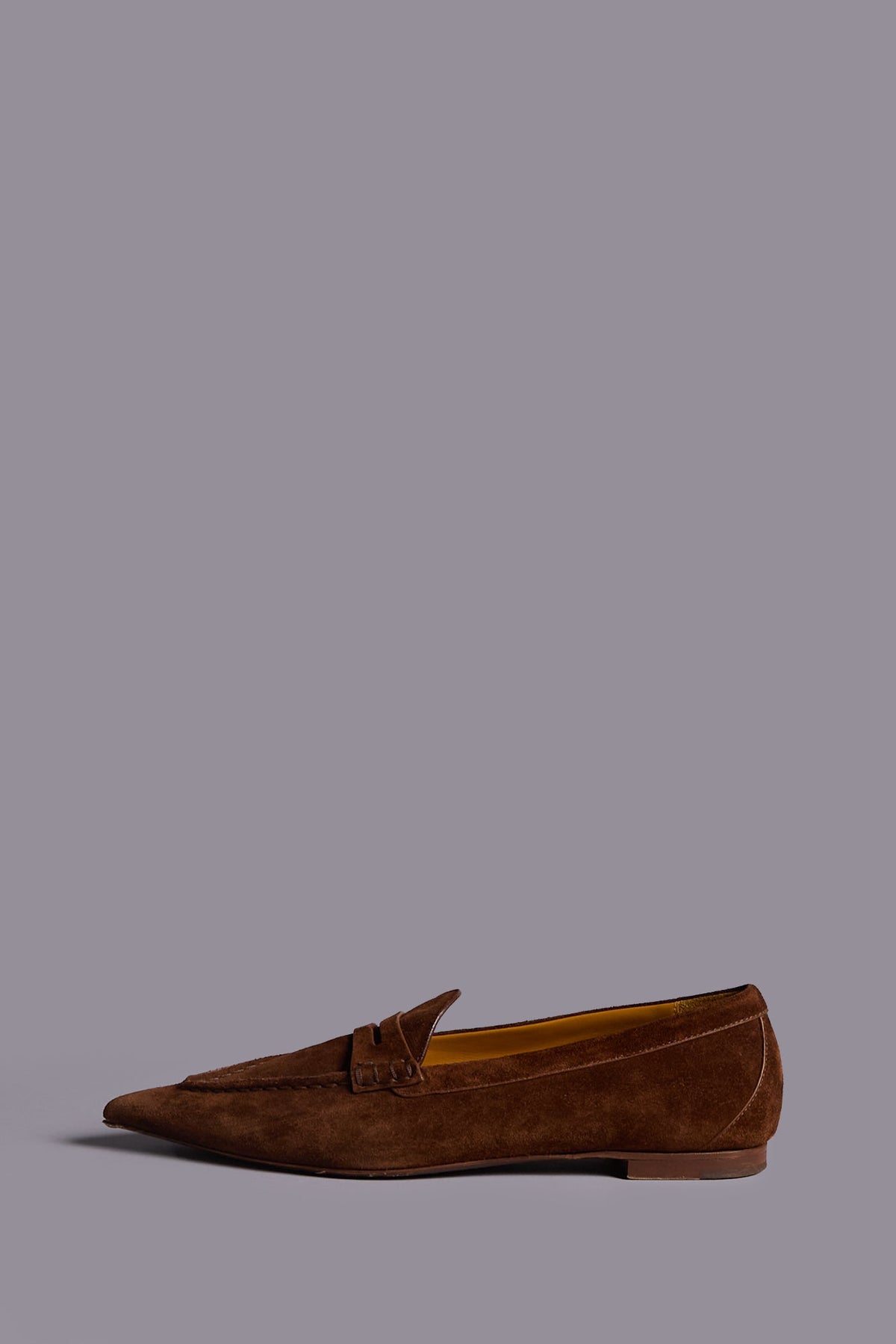 Pointed Toe Loafer Suede