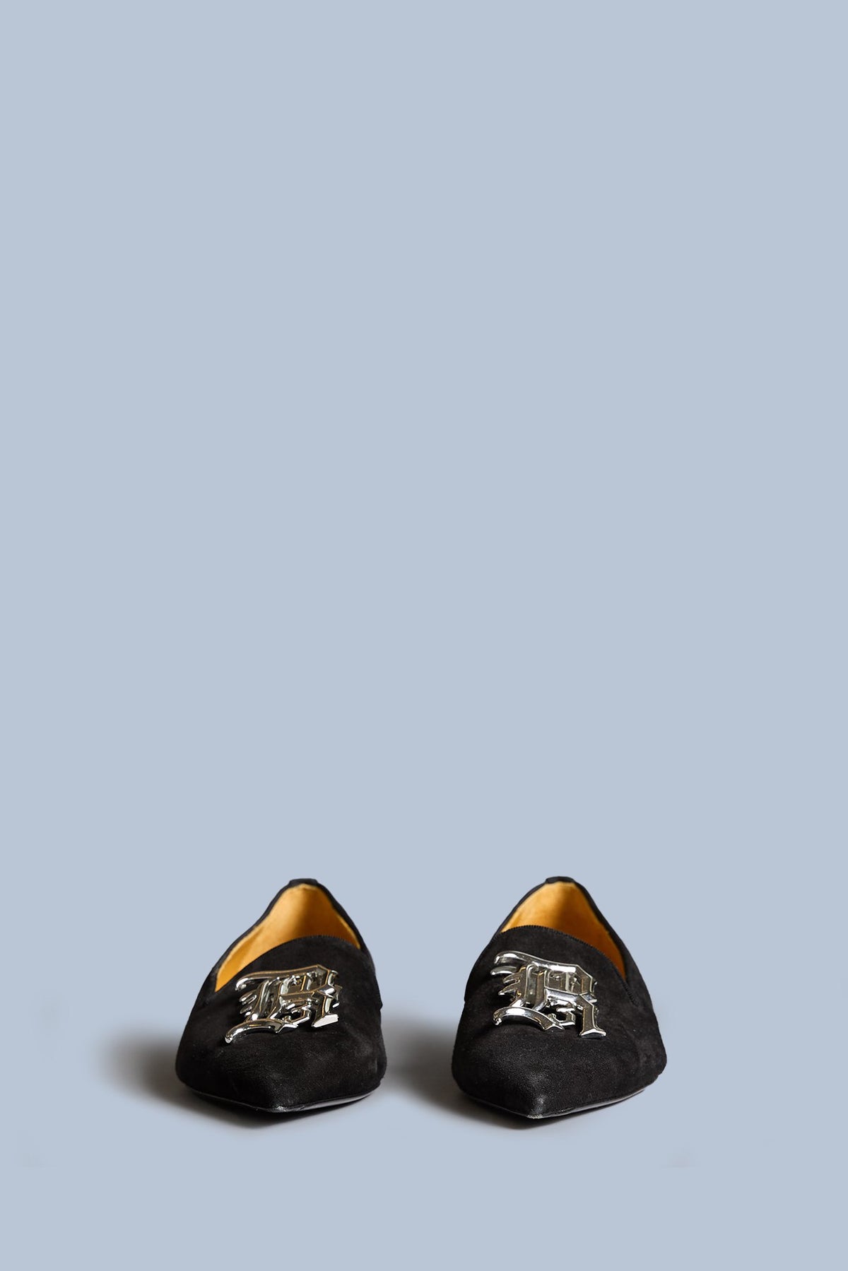 Pointy Toe Slipper - Black Suede - R13