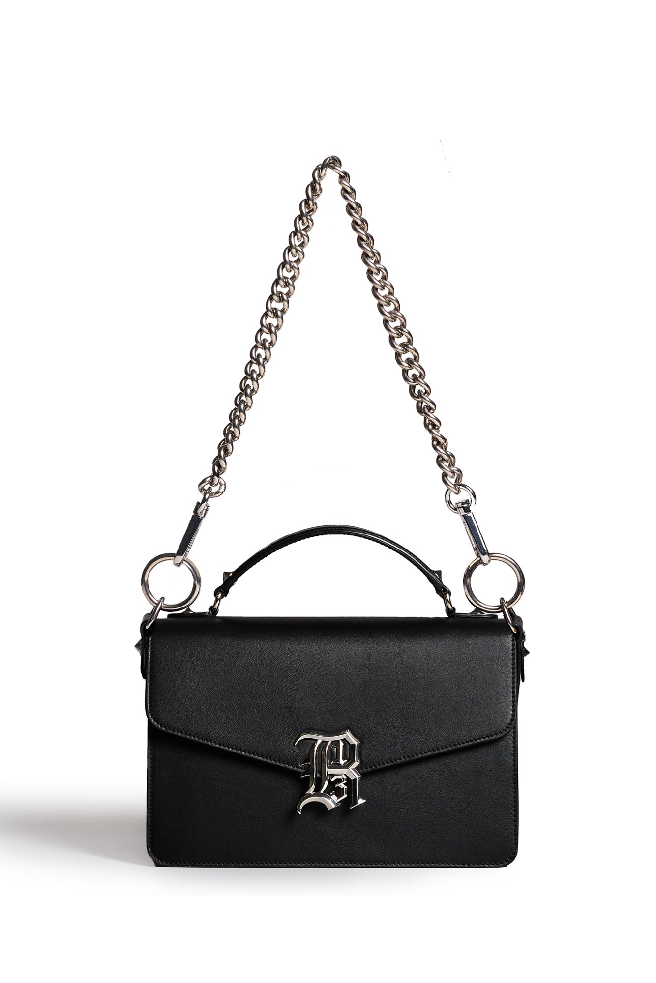 R13 MONOGRAM BAG - BLACK - R13