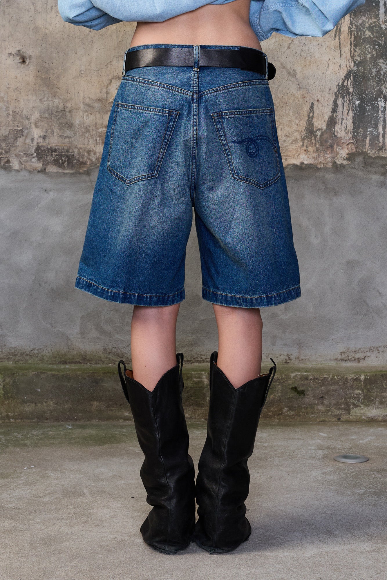 RELAXED BERMUDA SHORT - DEPOT BLUE - R13