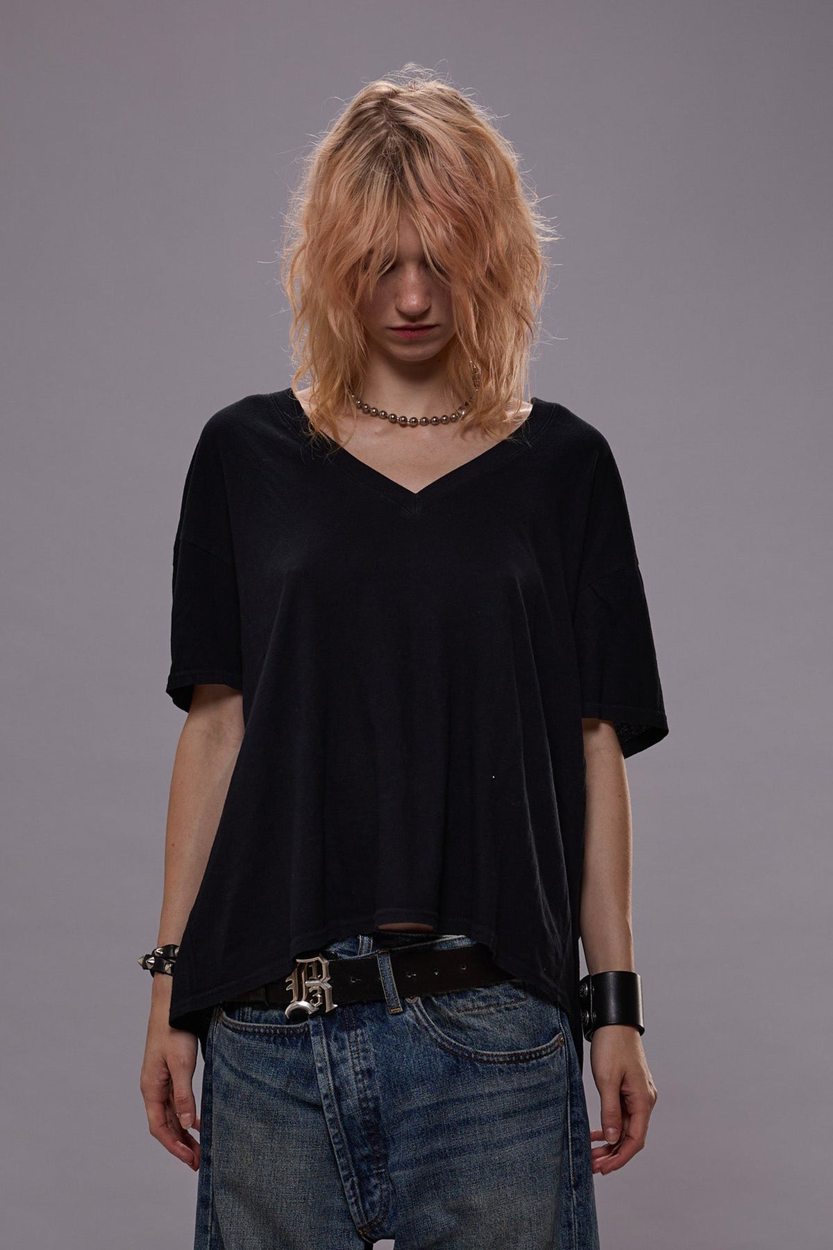 Relaxed Cashmere V Neck
