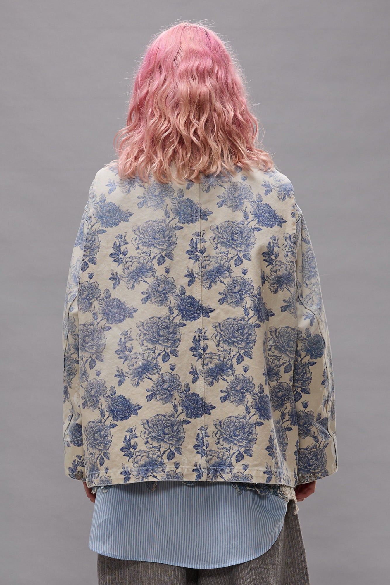 Relaxed Chore Jacket - Dust Bloom Indigo - R13