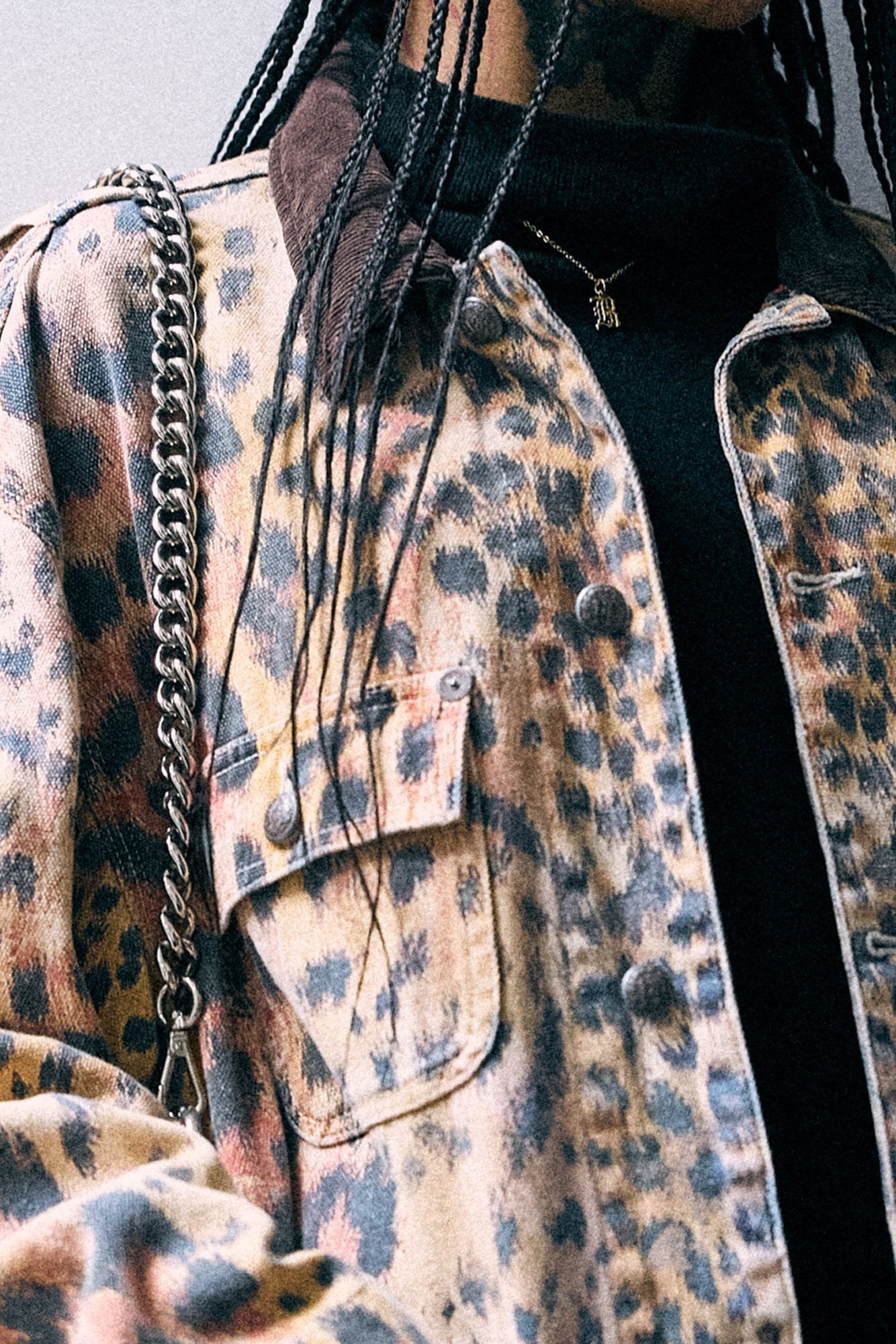 Relaxed Chore Jacket - Vintage Orange Leopard - R13