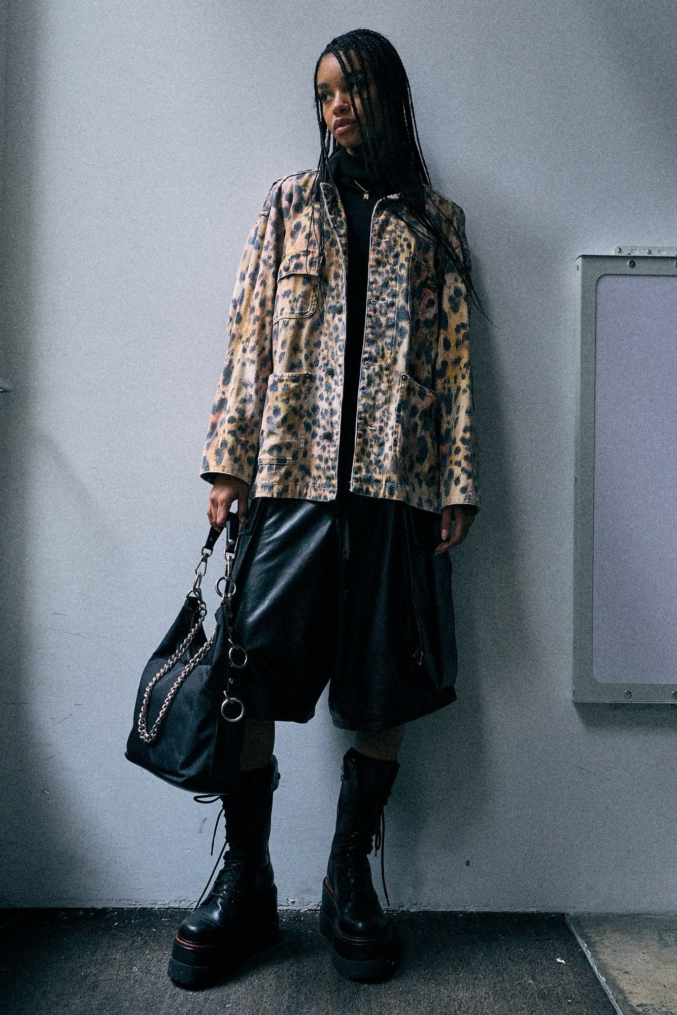 Relaxed Chore Jacket - Vintage Orange Leopard - R13
