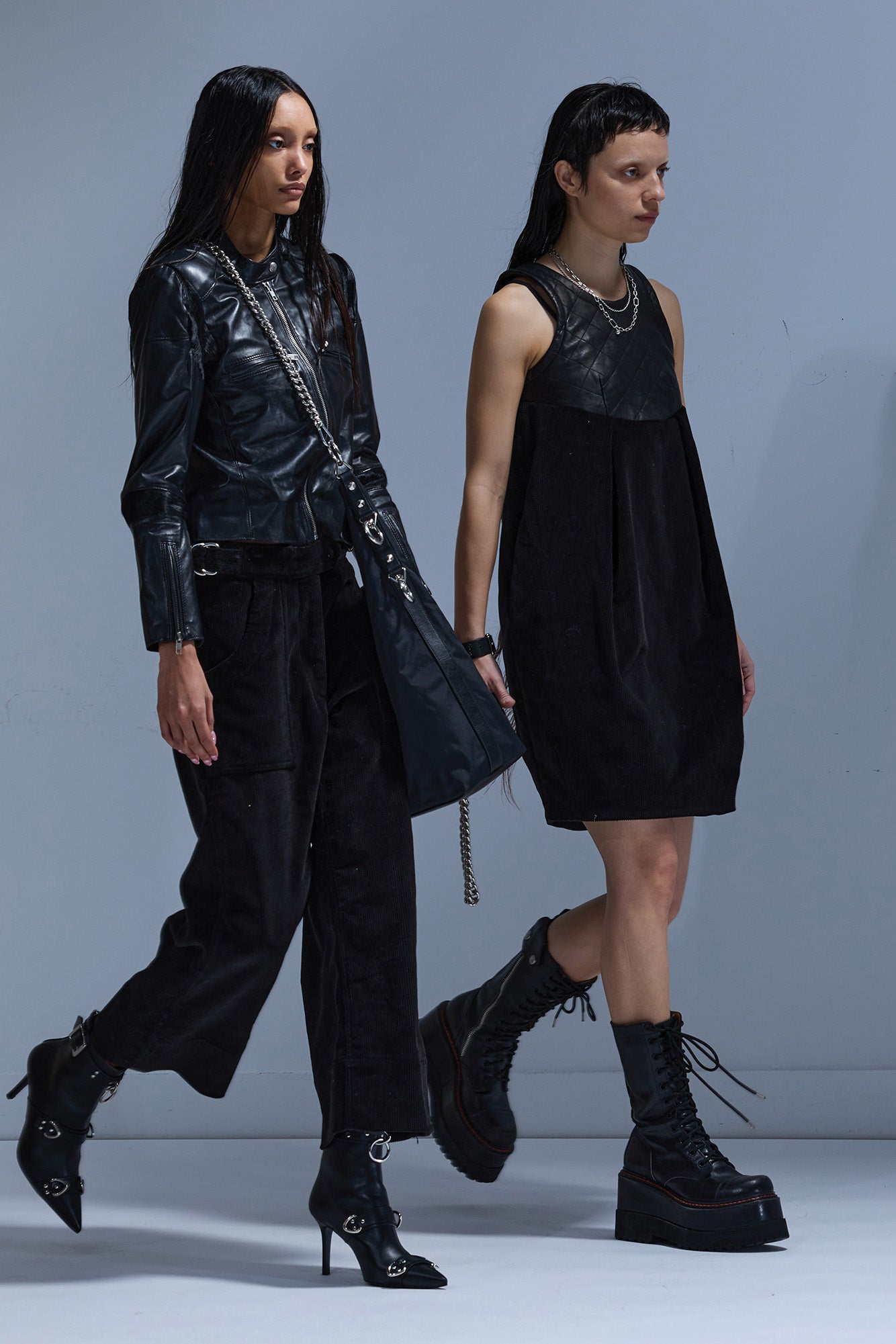 RELAXED CROPPED WORK PANT - BLACK - R13