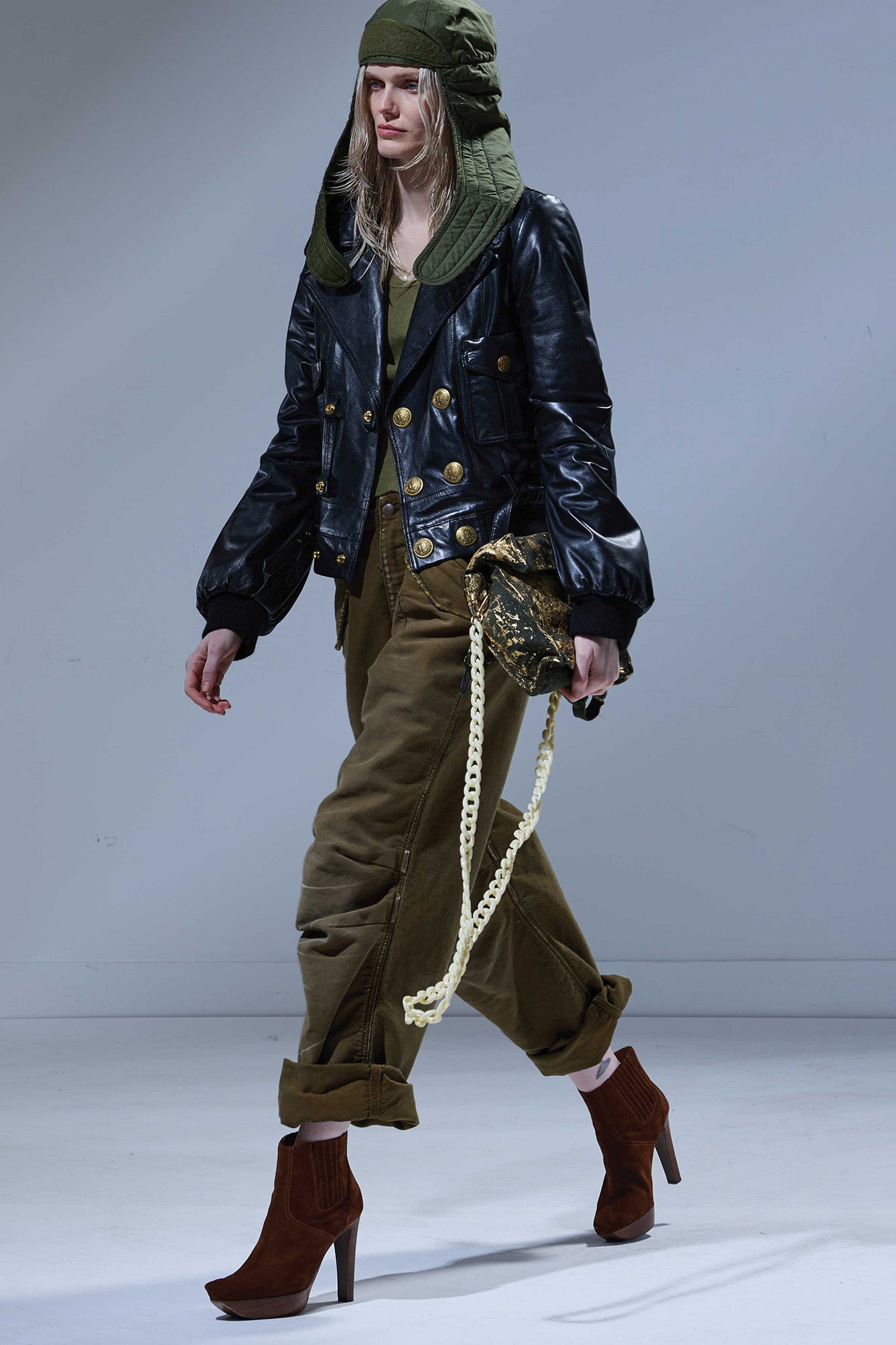 ジャケット・アウター Randy Belted fur padded jacket Randy Belted fur padded jacketの通販 by shop｜ラクマ