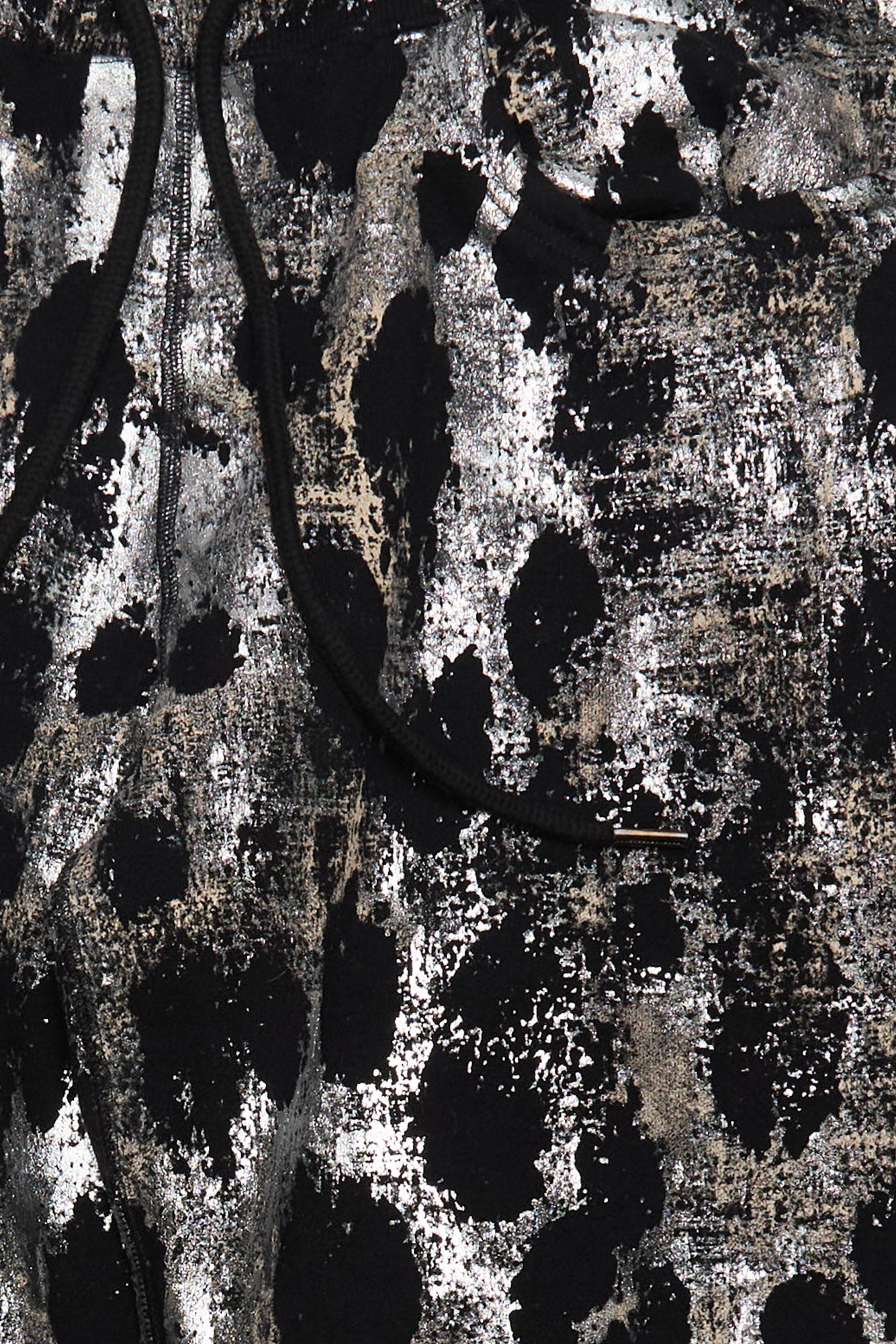 RELAXED SWEATPANT - SILVER LEOPARD ON BLACK - R13